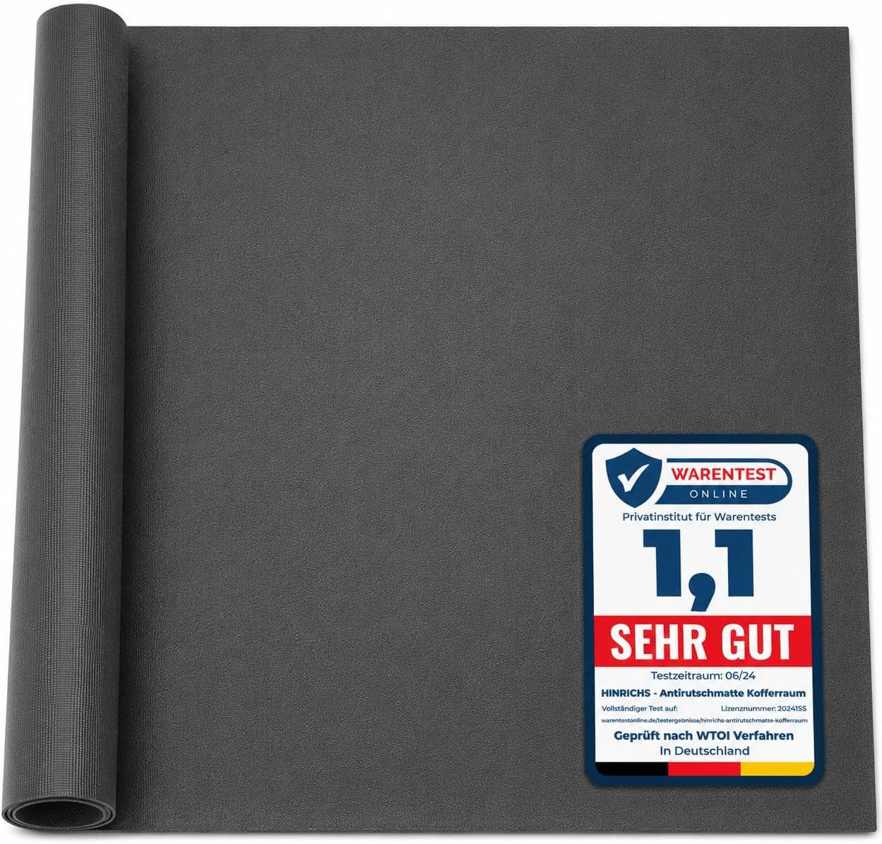 Hinrichs Antirutschmatte Schmutzfangmatte Auto - Kofferraummatte zuschneidbar