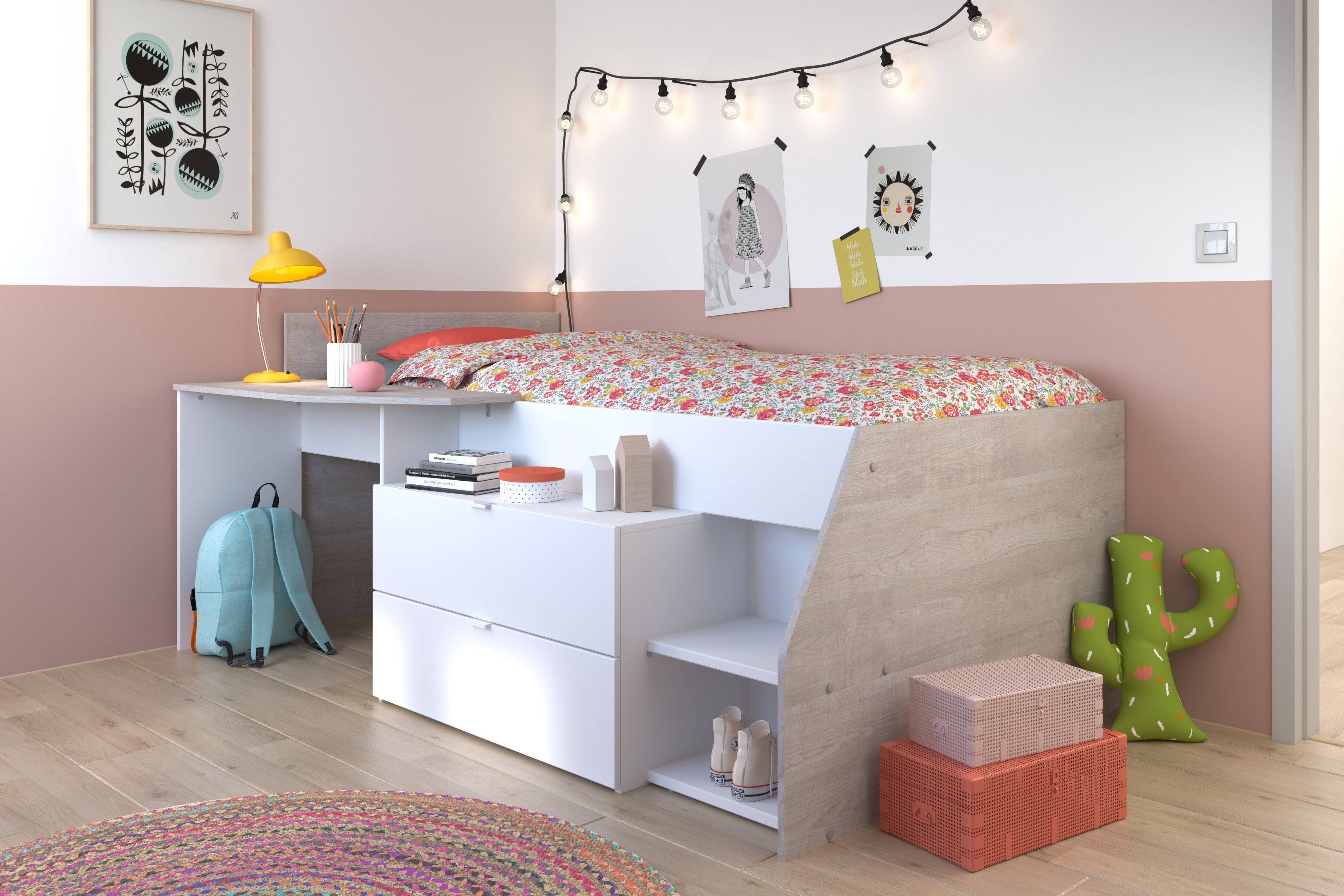 Parisot Hochbett Milky (Komplett Set, 1-St., günstig online kaufen