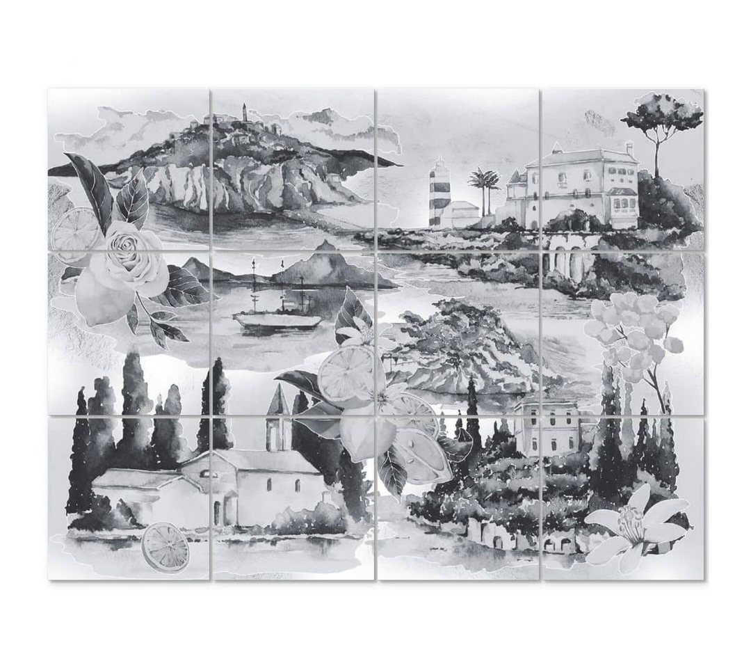 Thumbnail - K&L Wall Art Fliesenaufkleber Wandschutz Sticker Set selbstklebend Boho Landhaus Deko Küche