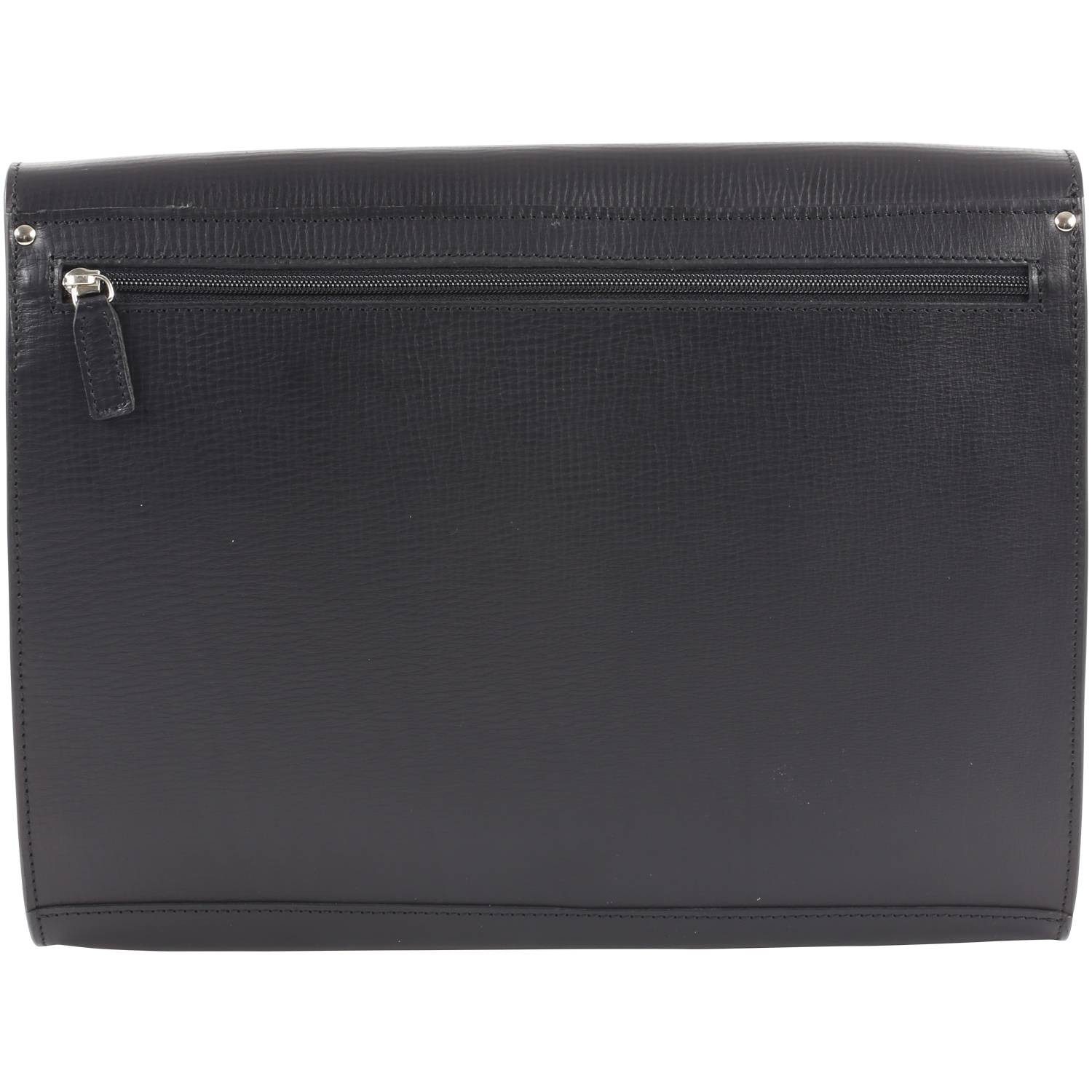Leonhard Heyden Schreibmappe Tradition - Konferenzmappe Leder 36 cm (schwarz)