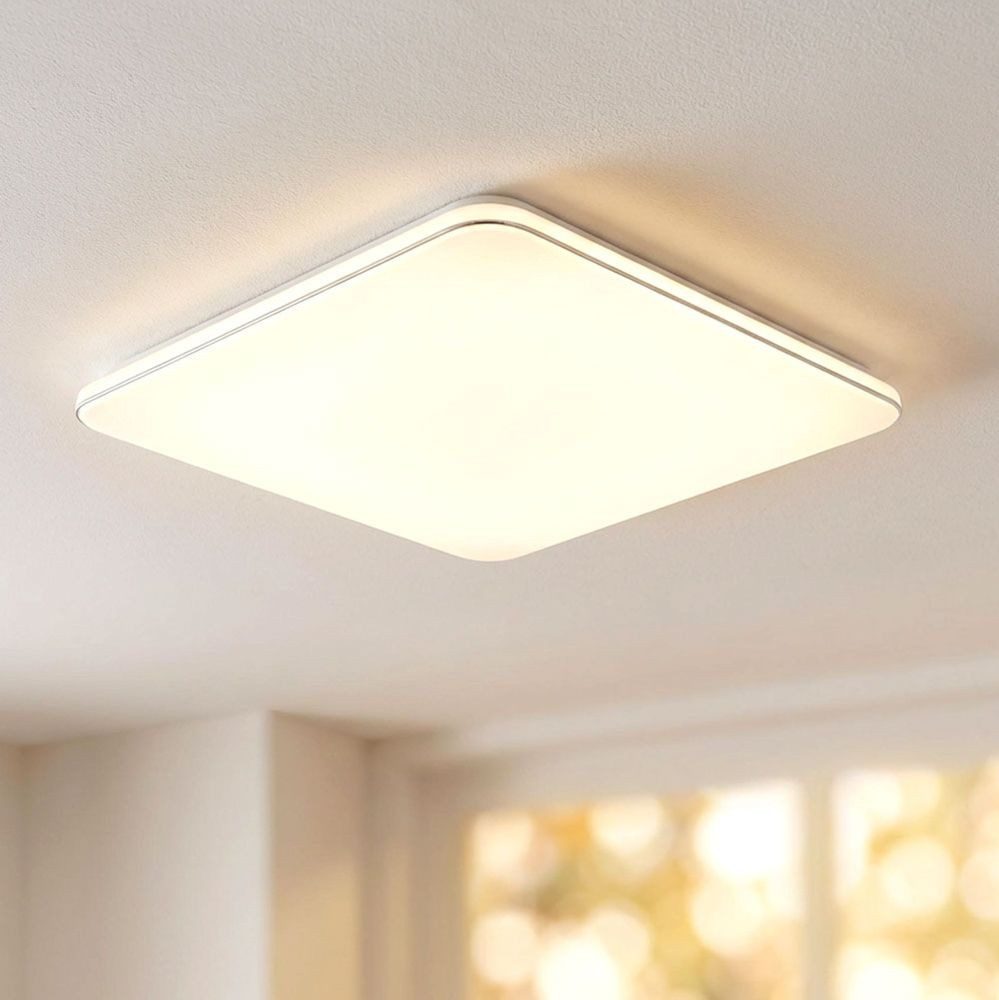 FISCHER & HONSEL LED Deckenleuchte, LED-Leuchtmittel fest verbaut, Warmweiß, Deckenleuchte Dimmbar LED Wohnzimmerleuchte 3-Stufen Schlafzimmerlampe