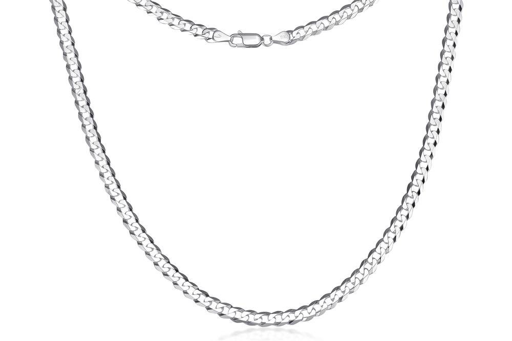 Silberkettenstore Silberkette Panzerkette 6mm - 925 Silber, Länge wählbar von 40-100cm – Bild 3 von 4