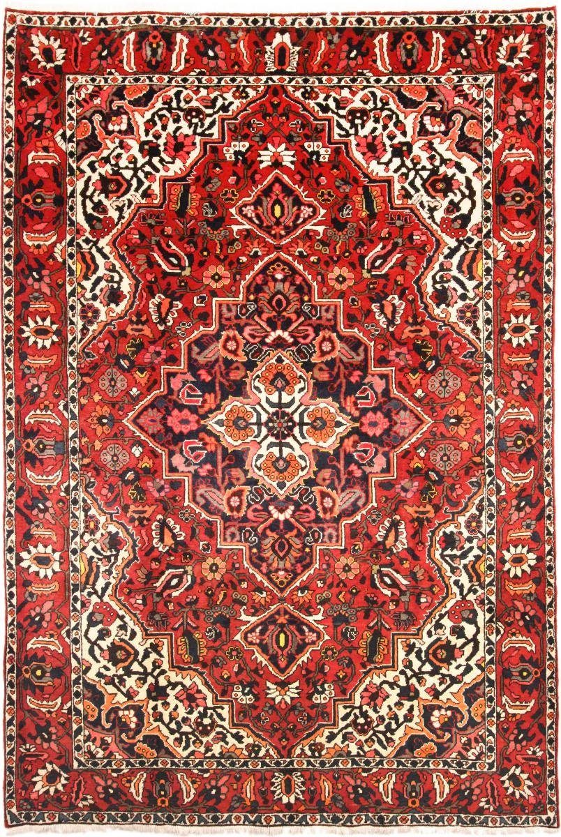 Orientteppich Bakhtiar 199x301 Handgeknüpfter Orientteppich / Perserteppich, Nain Trading, rechteckig, Höhe: 12 mm