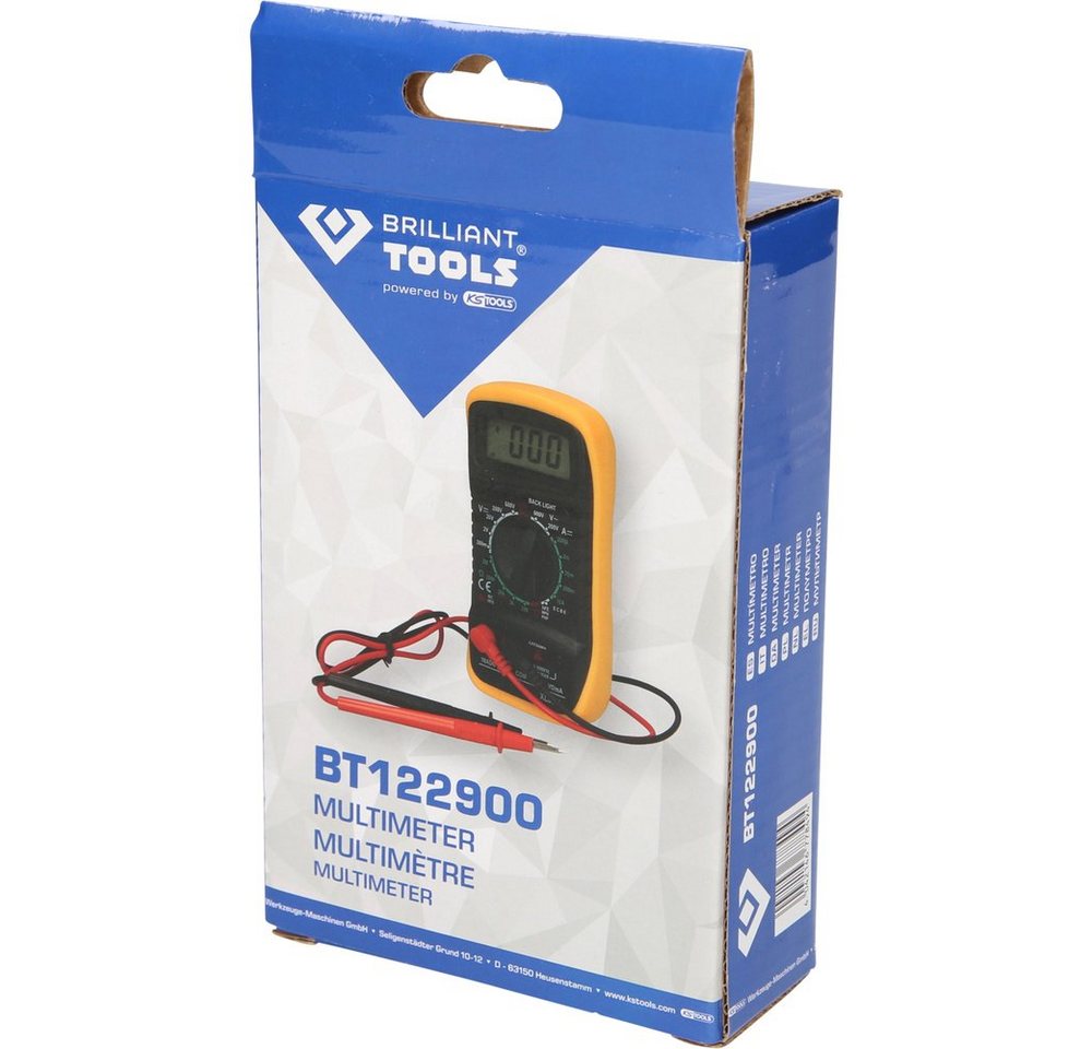 Thumbnail - Brilliant Tools Spannungsprüfer Brilliant Tools BT122900 Hand-Multimeter digital, (BT122900)