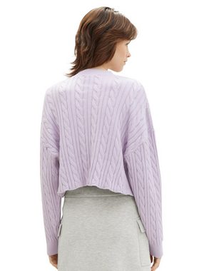 TOM TAILOR Denim Strickpullover relaxed cable pullover