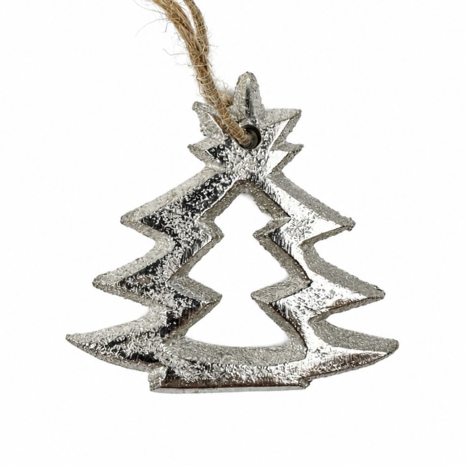 RIFFELMACHER & WEINBERGER Dekoobjekt Weihnachtsdekoration Tannenbaum Silber Baumschmuck