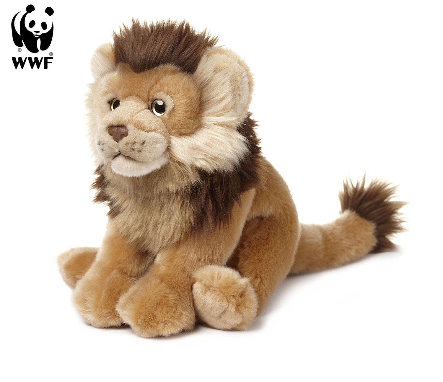 WWF Kuscheltier Plüschtier Löwe (23cm), sitzend