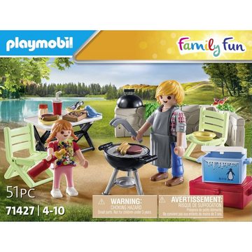 Playmobil® Konstruktions-Spielset Gemeinsames Grillen