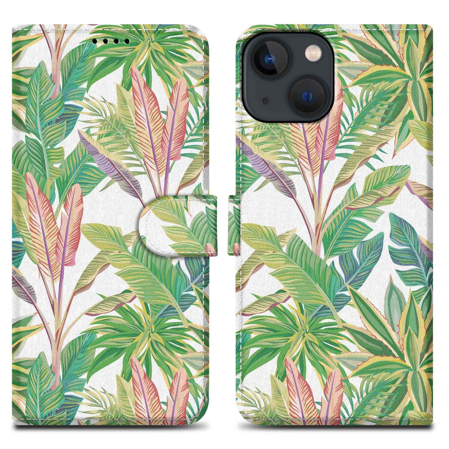 Cadorabo Handyhülle für iPhone 13 MINI Hülle Apple iPhone 13 MINI, Handy Schutzhülle - Hülle, Standfunktion, Kartenfach, Magnetverschluss