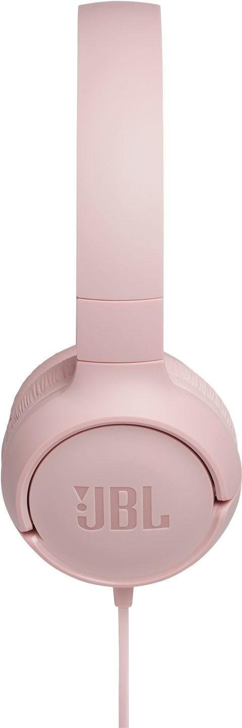 JBL TUNE 500 On-Ear-Kopfhörer rosa Siri) (Sprachsteuerung, Google Assistant