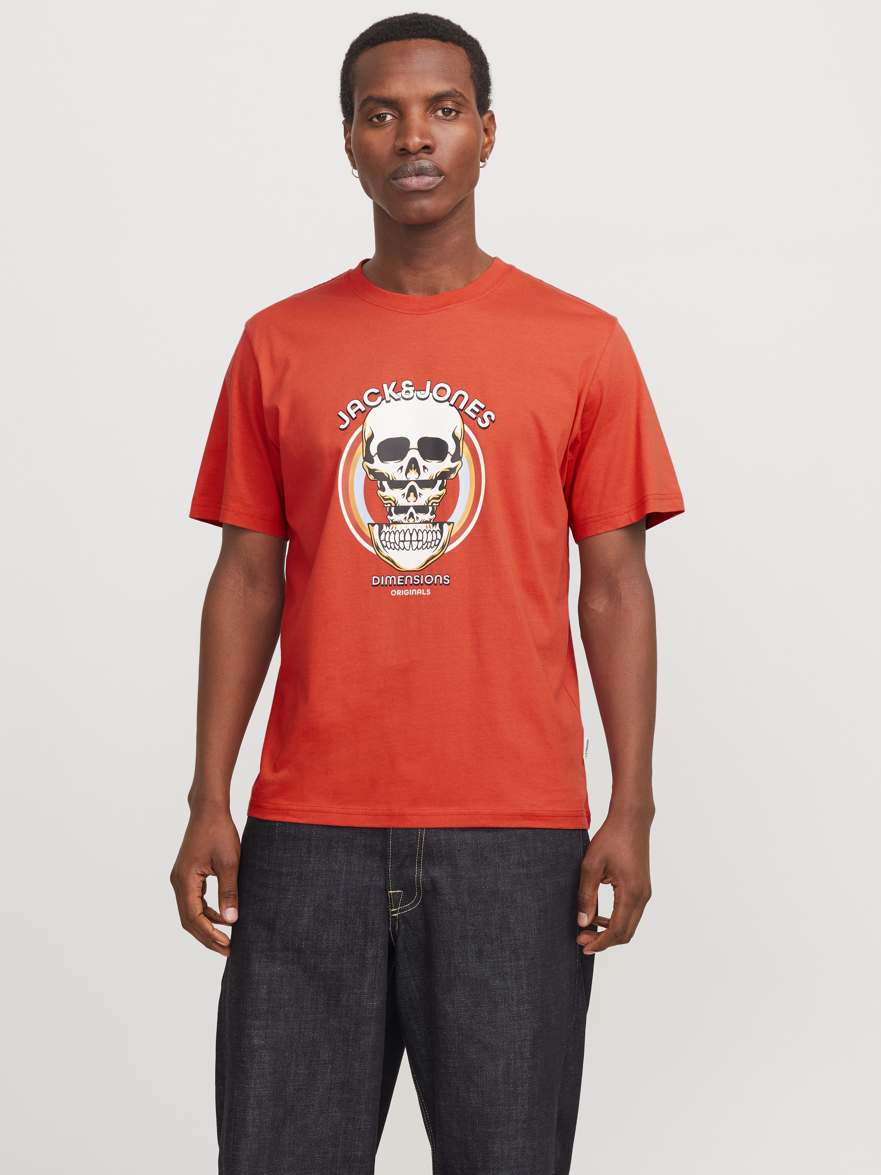 Jack & Jones T-Shirt JORANATOMY SKULL günstig online kaufen