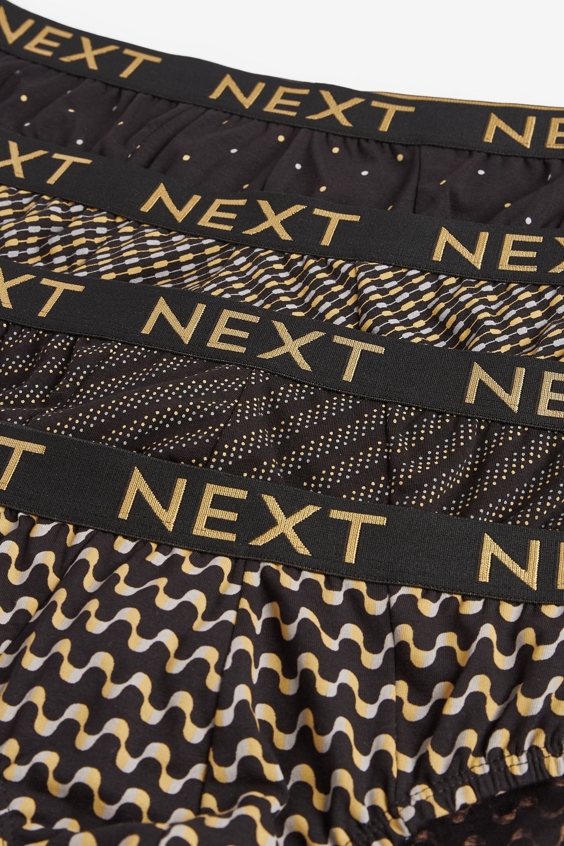 Next Slip Slips im 10er-Pack Black/Gold (10-St)