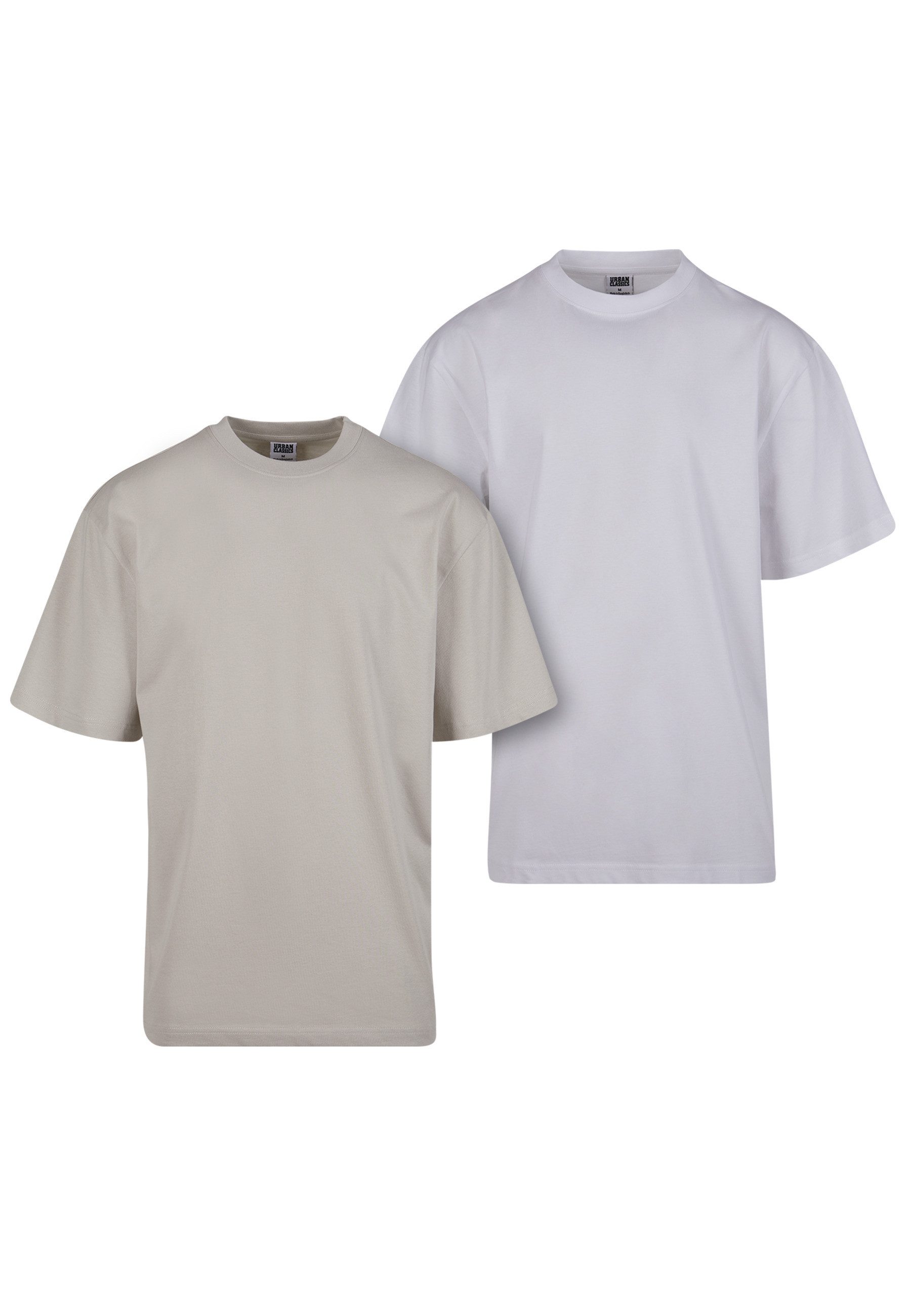 URBAN CLASSICS T-Shirt Urban Classics Herren Tall Tee 2-Pack (1-tlg)