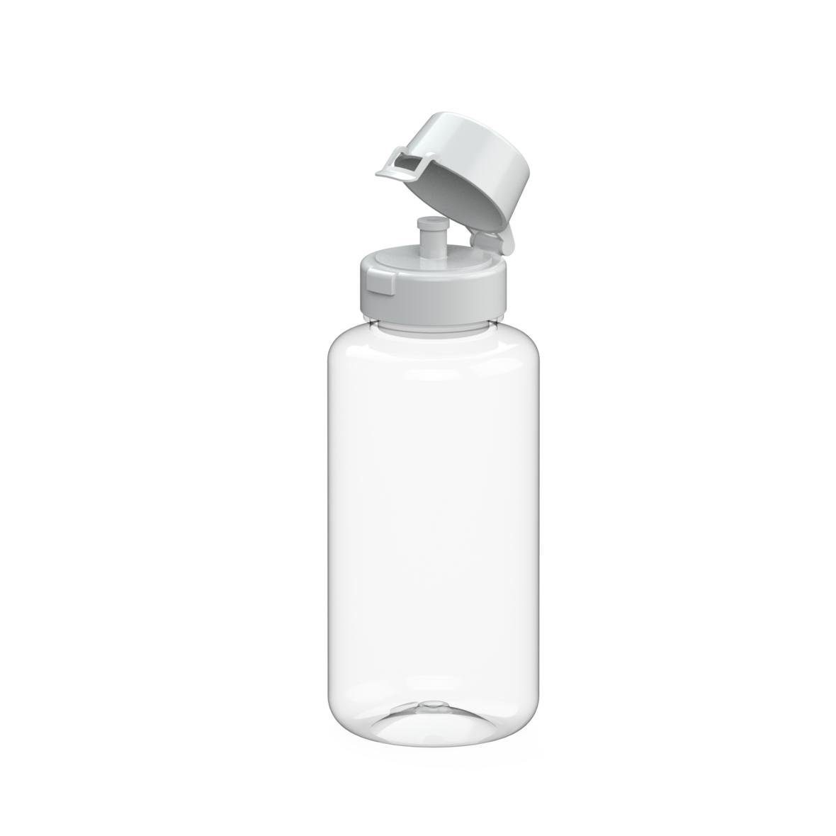 elasto Trinkflasche 0,7 L Wasserflasche "School" Tritanflasche mit Deckel, Made in Germany, Große Öffnung, Geschmacksneutral