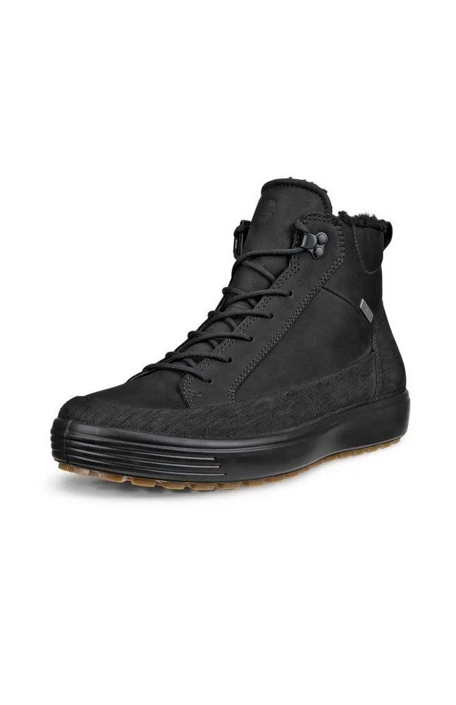 Ecco Wanderschuhe Soft 7 Tred High-Cut (Nubukleder, wasserdicht) schwarz Wi günstig online kaufen