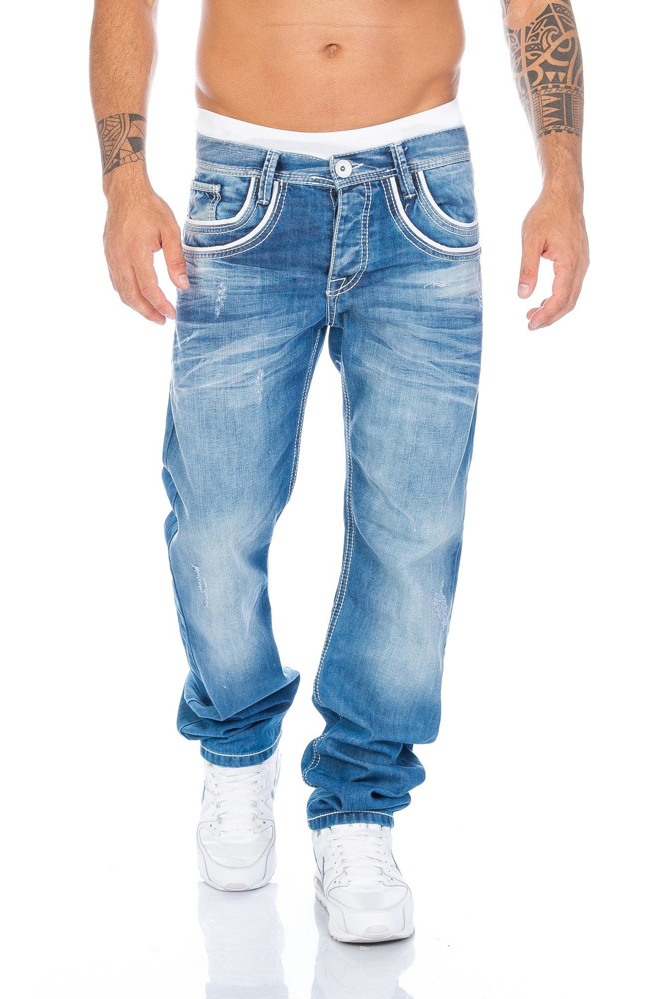 Cipo & Baxx Regular-fit-Jeans Herren Jeans günstig online kaufen