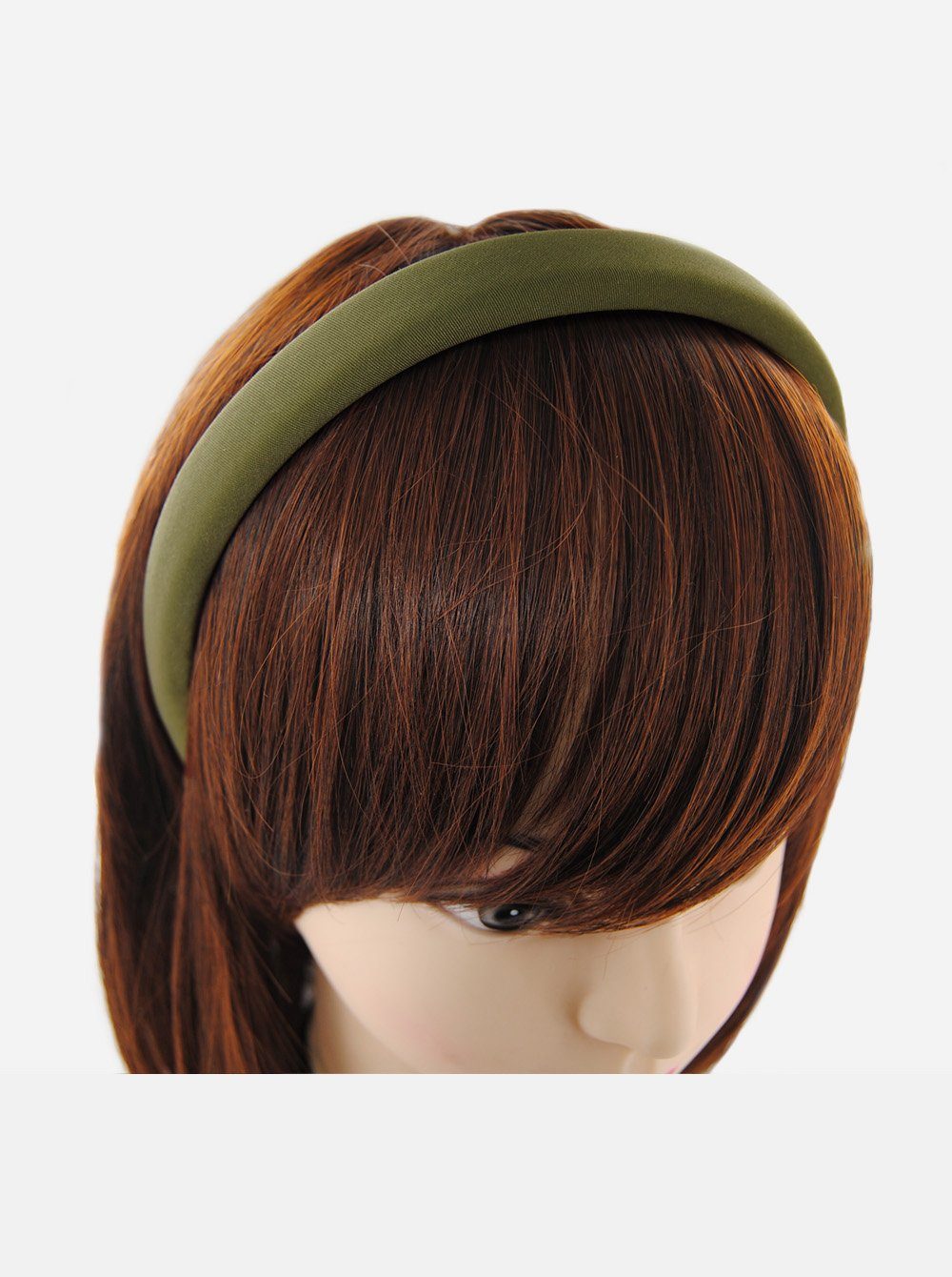 axy Haarreif Haarreif mit Stoff gepolstertes Candy Colours, Vintage Damen Haareifen Haarband
