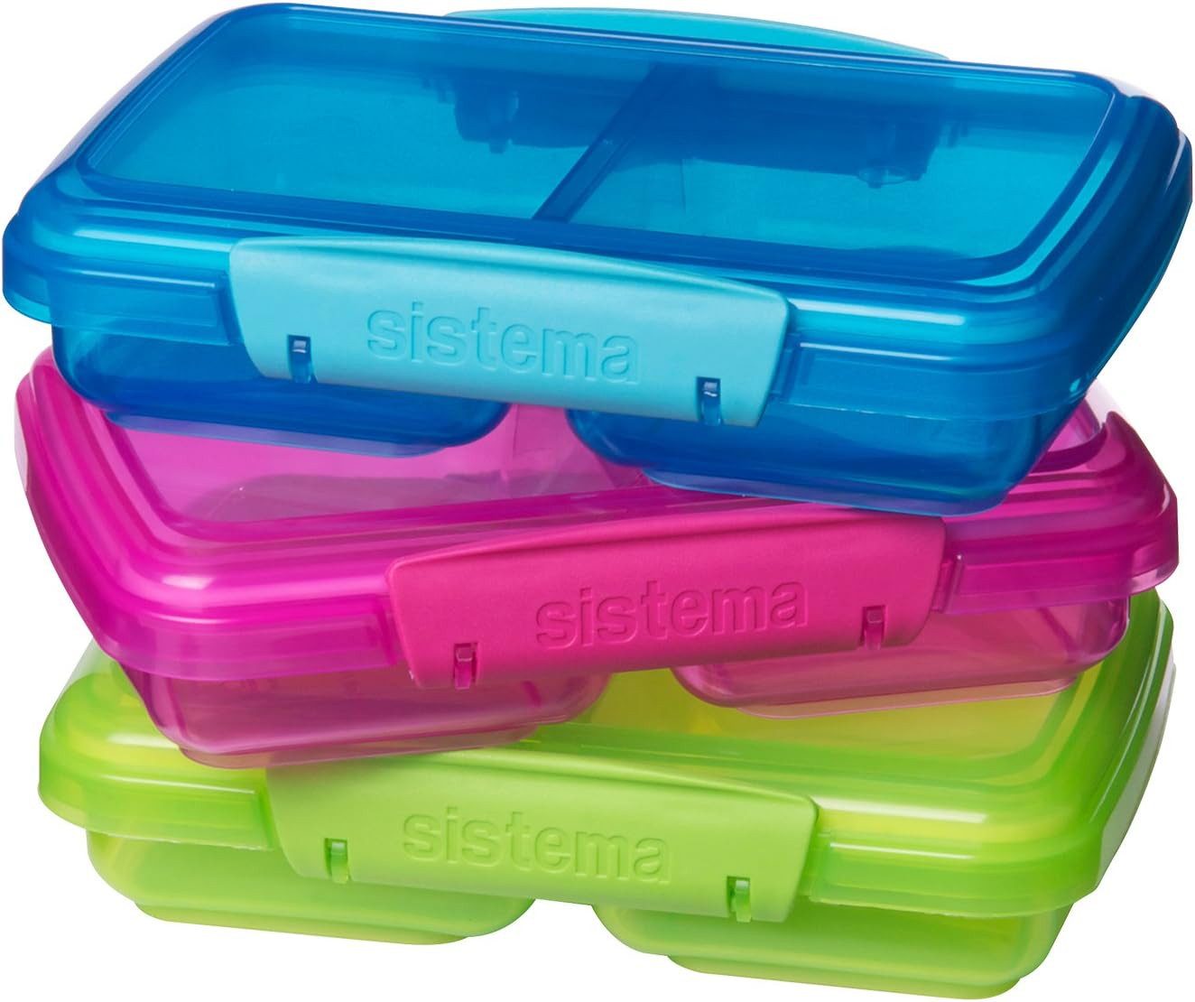 sistema Lunchbox Sistema KLIP IT Split Frischhaltedosen, 350 ml, 3 Stück, (3-tlg)