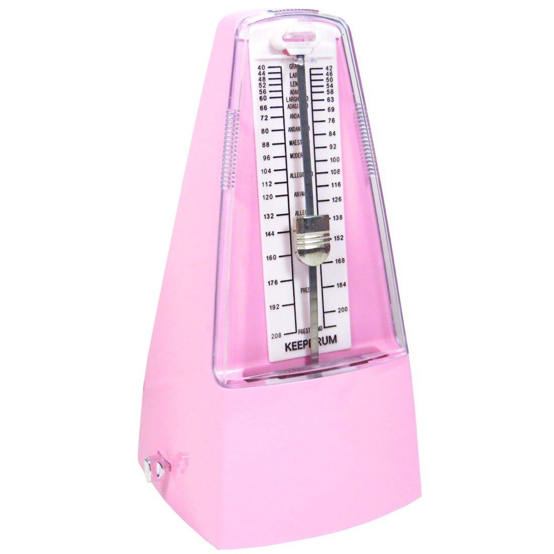 keepdrum Metronom keepdrum Metronom GMPL PK mit Glocke Pink, Mechanisches Metronom