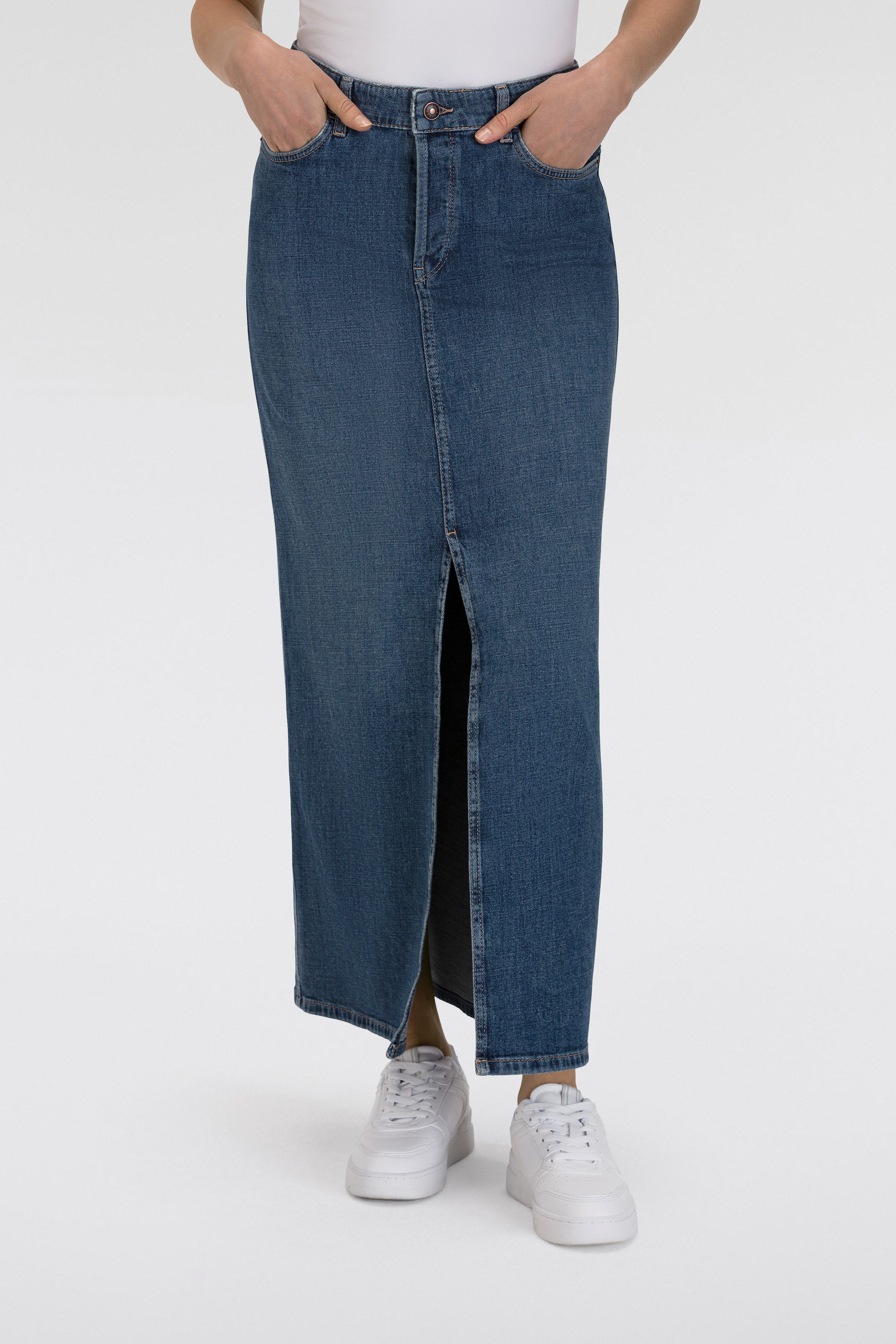 MAC Maxirock MAXI SKIRT im Five-Pocket günstig online kaufen