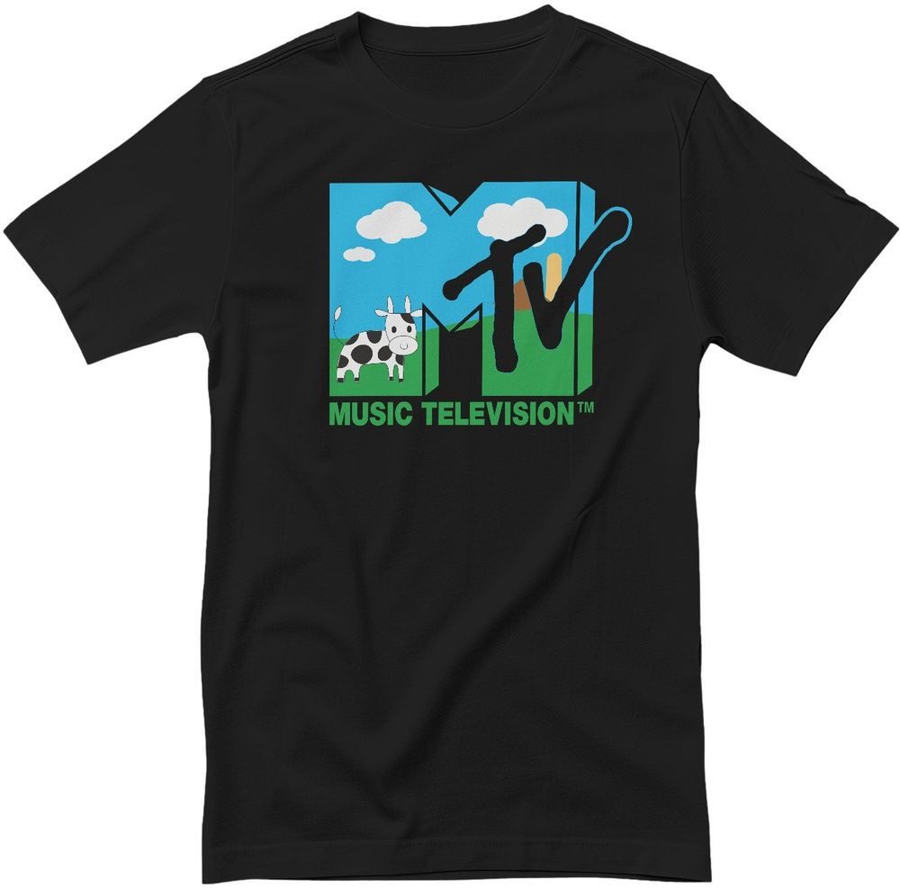 MTV T-Shirt MTV Country Cow Logo T-Shirt
