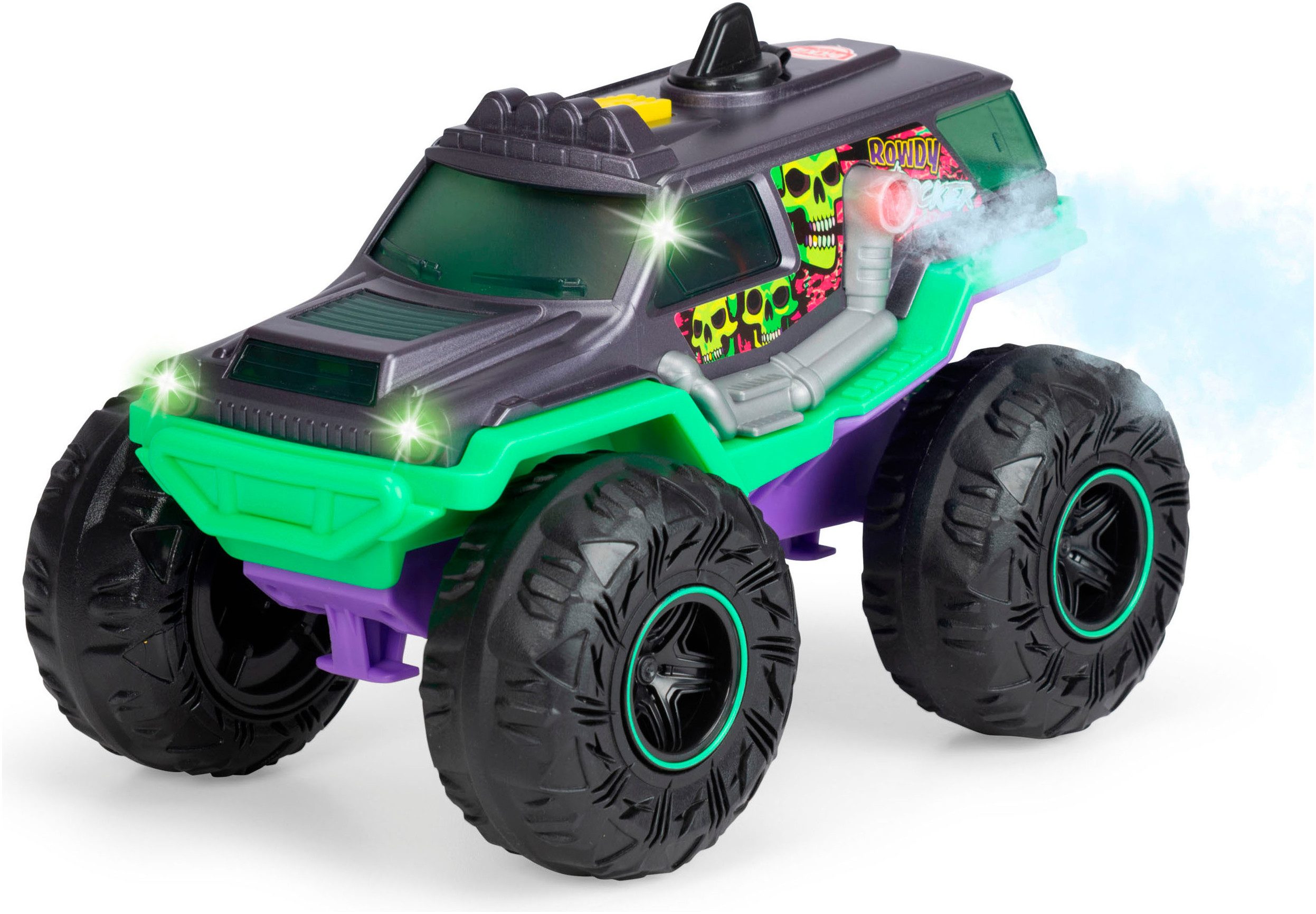 Dickie Toys Spielzeug-Monstertruck Rowdy Rocker, mit Licht-, Sound- und Dam günstig online kaufen