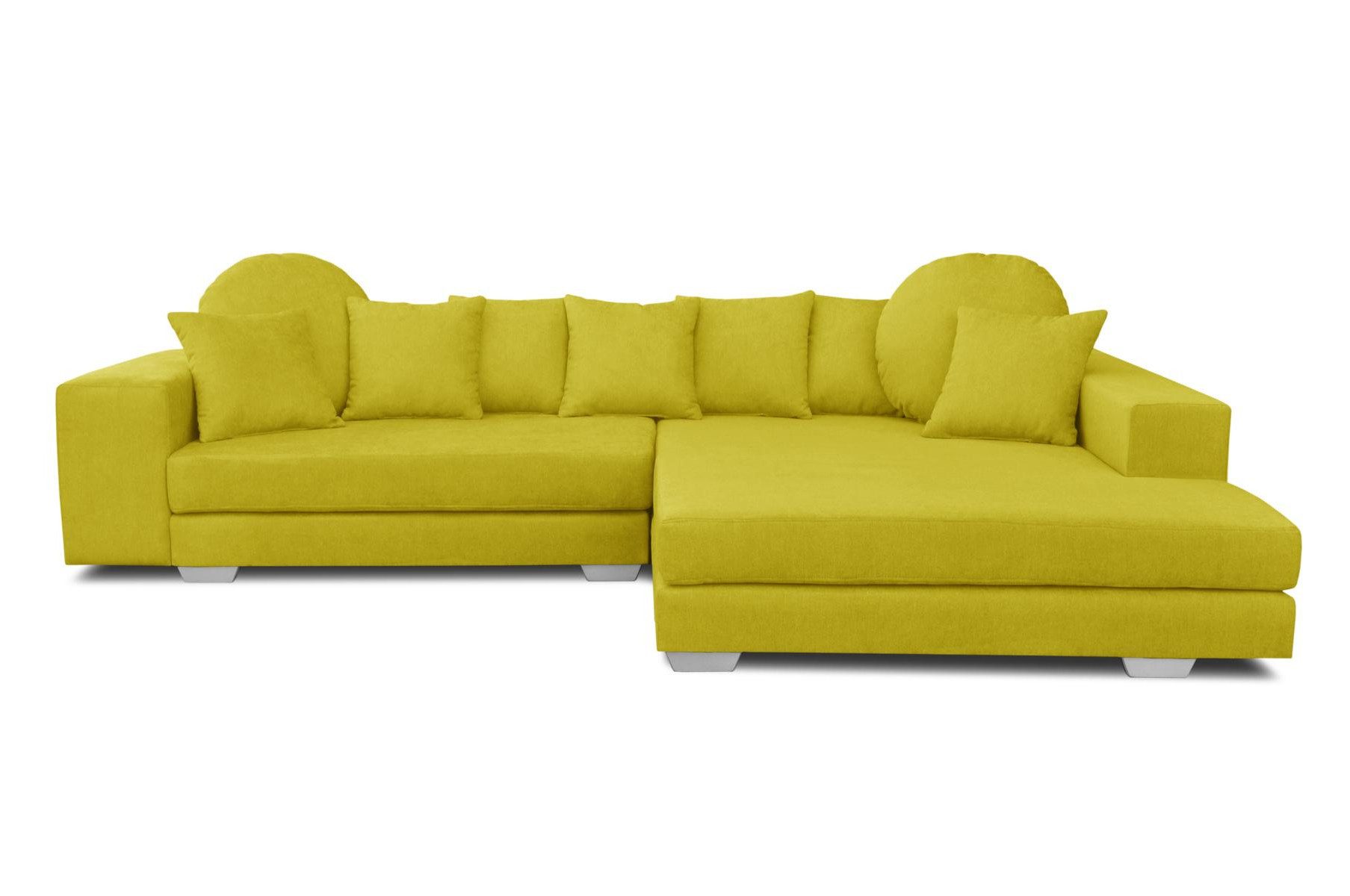Xlmoebel Ecksofa Gelb Ecksofa Eckcouch Eckgarnitur Polster Sofa Couchen Sofas, Hergestellt in Europa