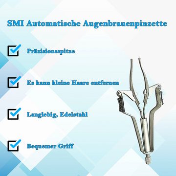 SMI Augenbrauenpinzette Augenbrauenpinzette automatisch haarpinzette pinzette augenbrauen, ergonomisches Design