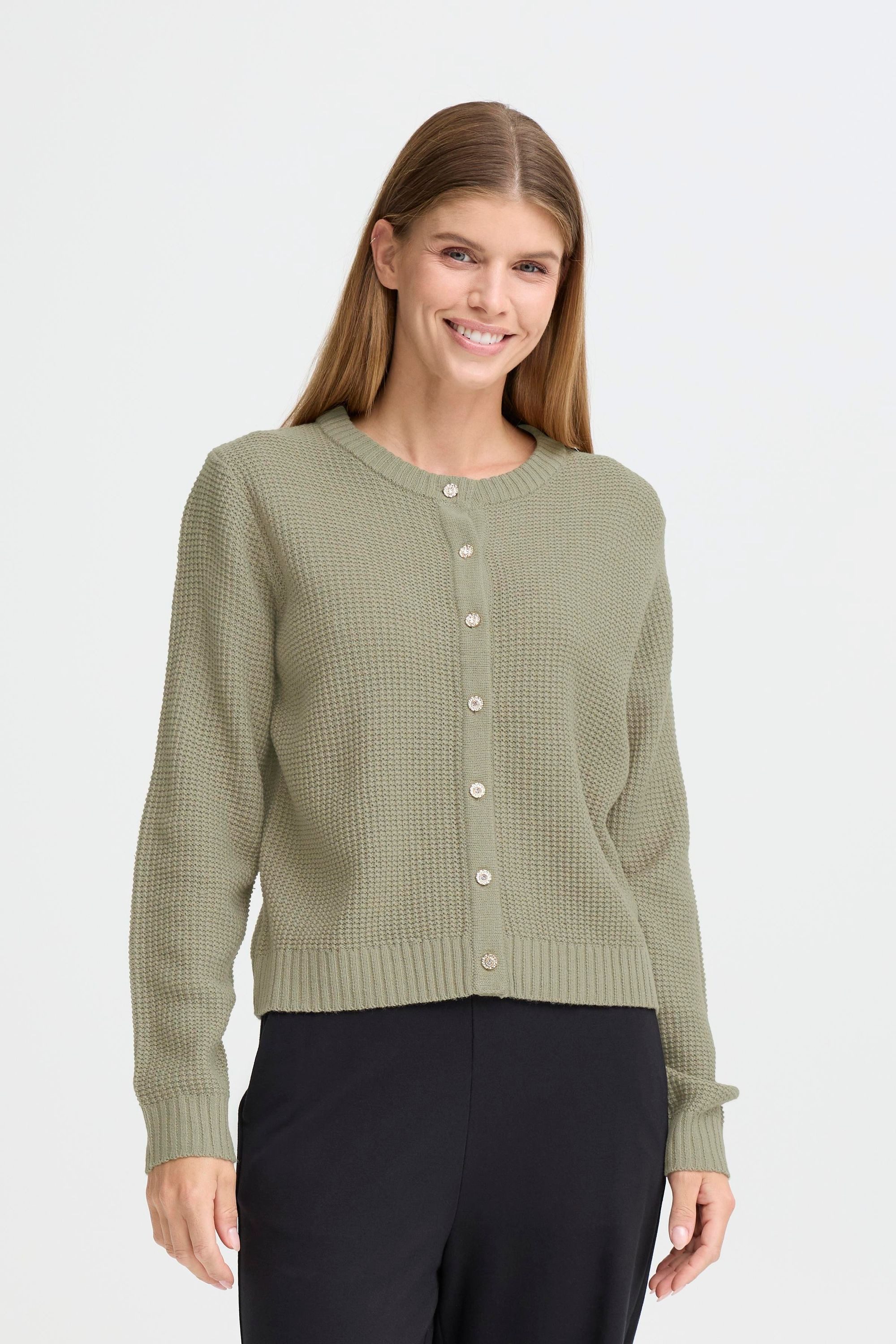 OXMO Strickjacke OXMoma Basic Strick-Cardigan günstig online kaufen