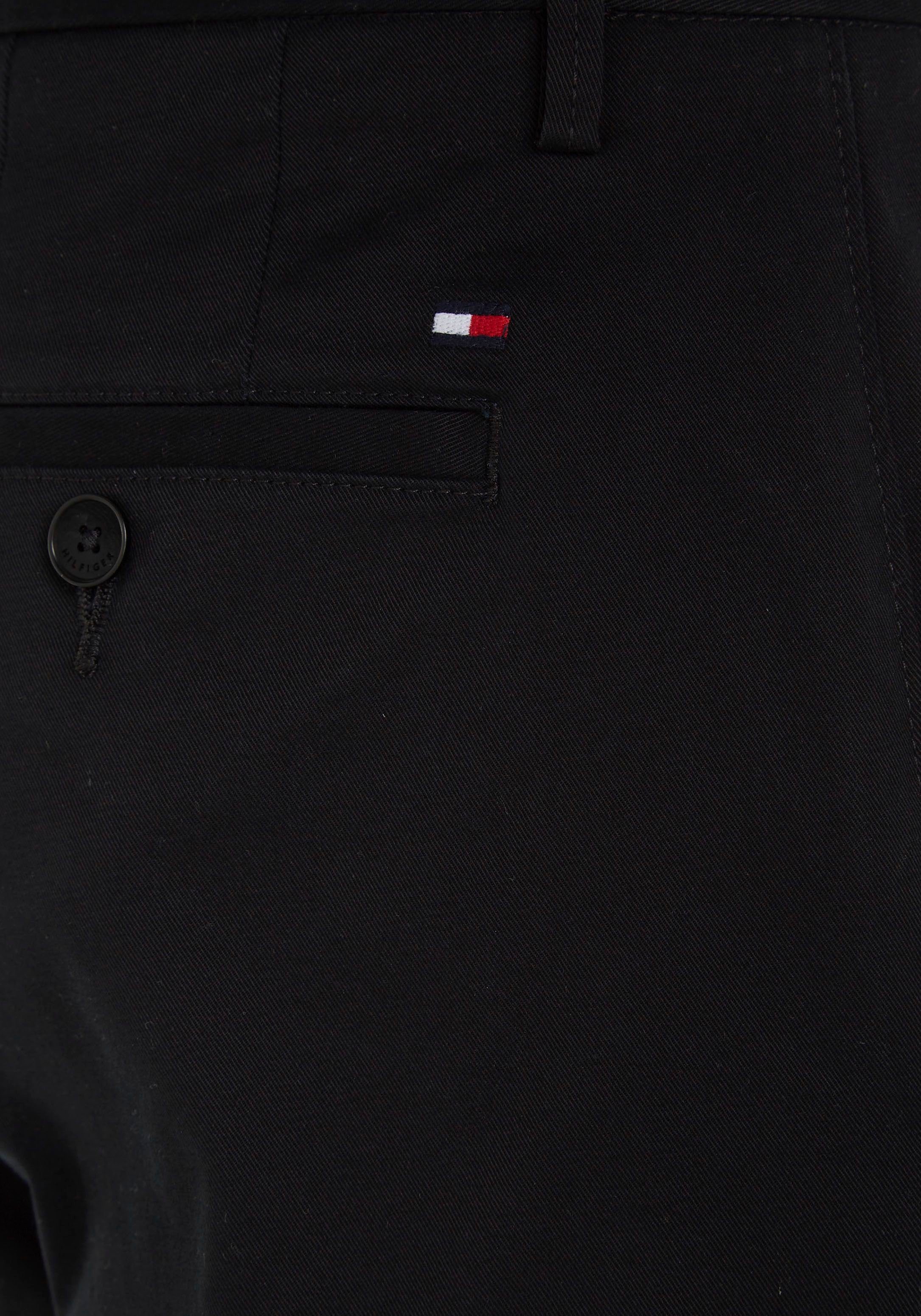 Hilfiger der inspiriert Chinohose schwarz 1985 PIMA COTTON von CHINO DENTON 1985 Kollektion aus Tommy