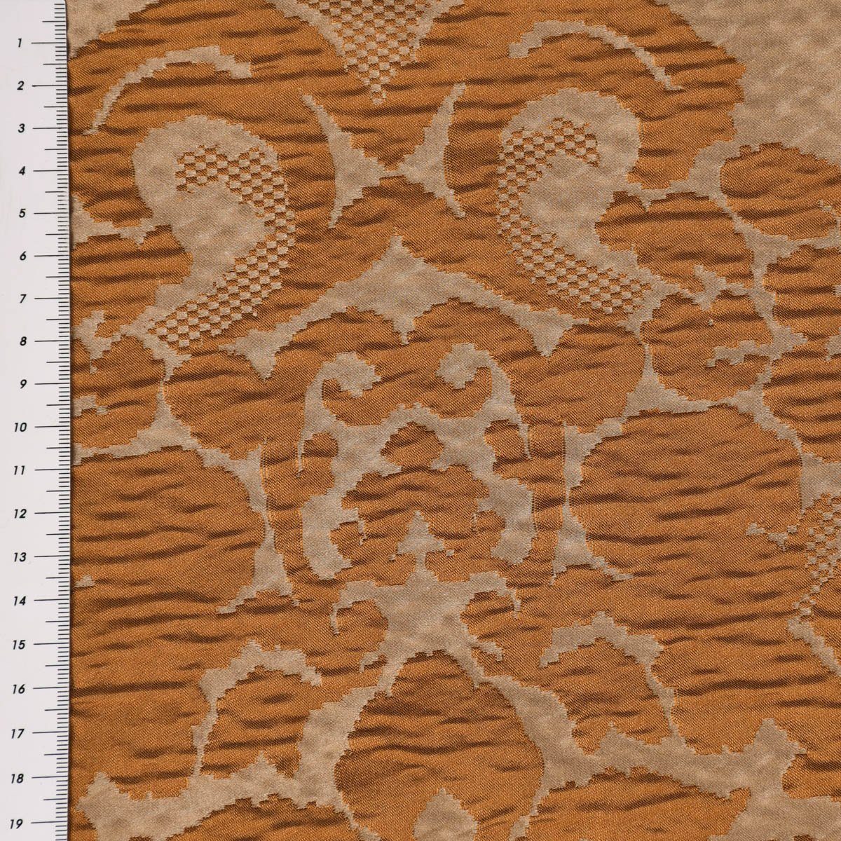 Rasch TEXTIL Stoff Rasch Textil Dekostoff Diva Barock Ornamente messing 290cm, überbreit