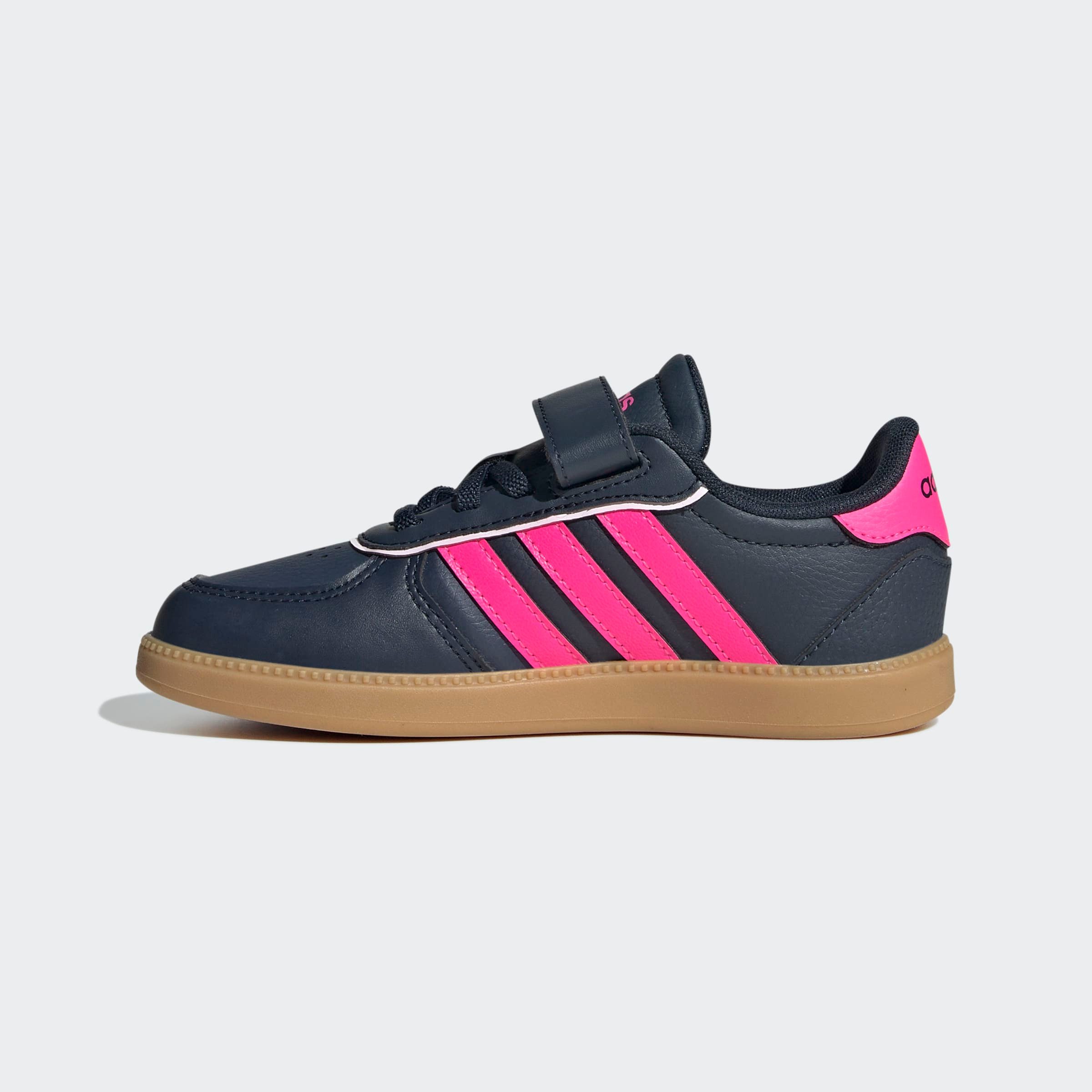 adidas Sportswear BREAKNET SLEEK KIDS Sneaker (mit Klettverschluss, für Kinder & Jugendliche) inspiriert vom Design des adidas handball spezial