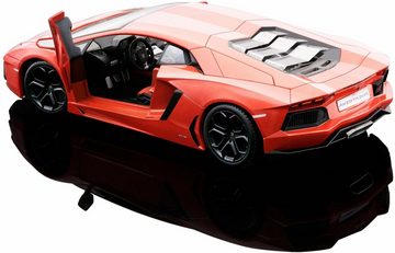 Maisto® Sammlerauto Lamborghini Aventador LP700-4 11, 1:24, orange, Maßstab 1:24, aus Metallspritzguss