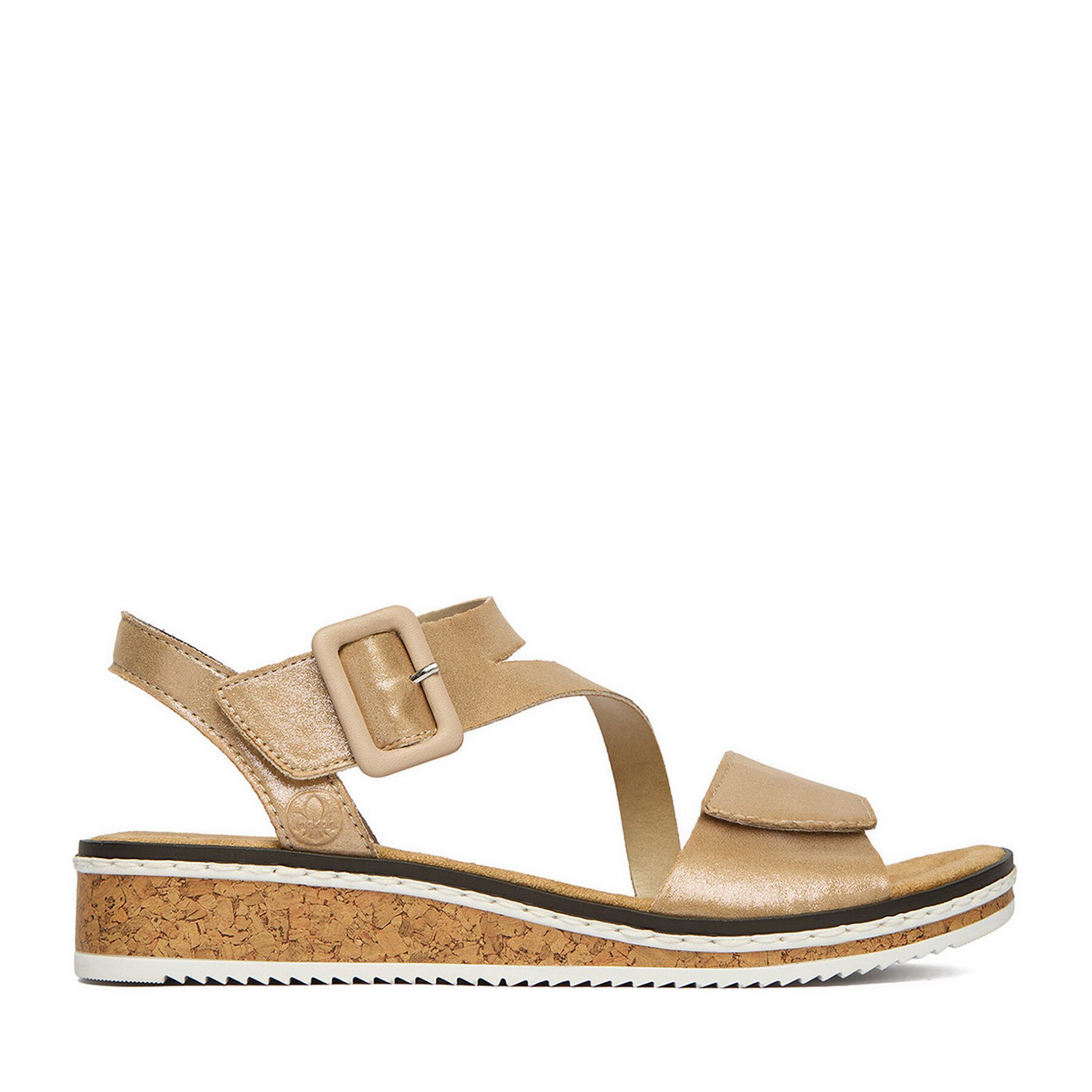 Rieker Rieker Damen-Sandalen Gold V3660-61 Sandale