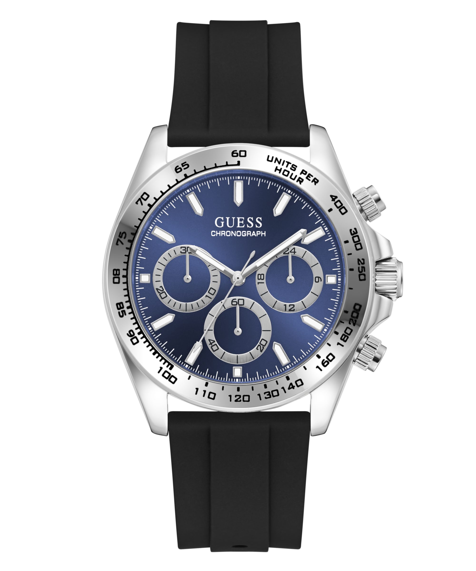 Guess Chronograph ARTHUR GW1155G1, Quarzuhr, Armbanduhr, Herrenuhr, Silikonarmband, analog, Tag