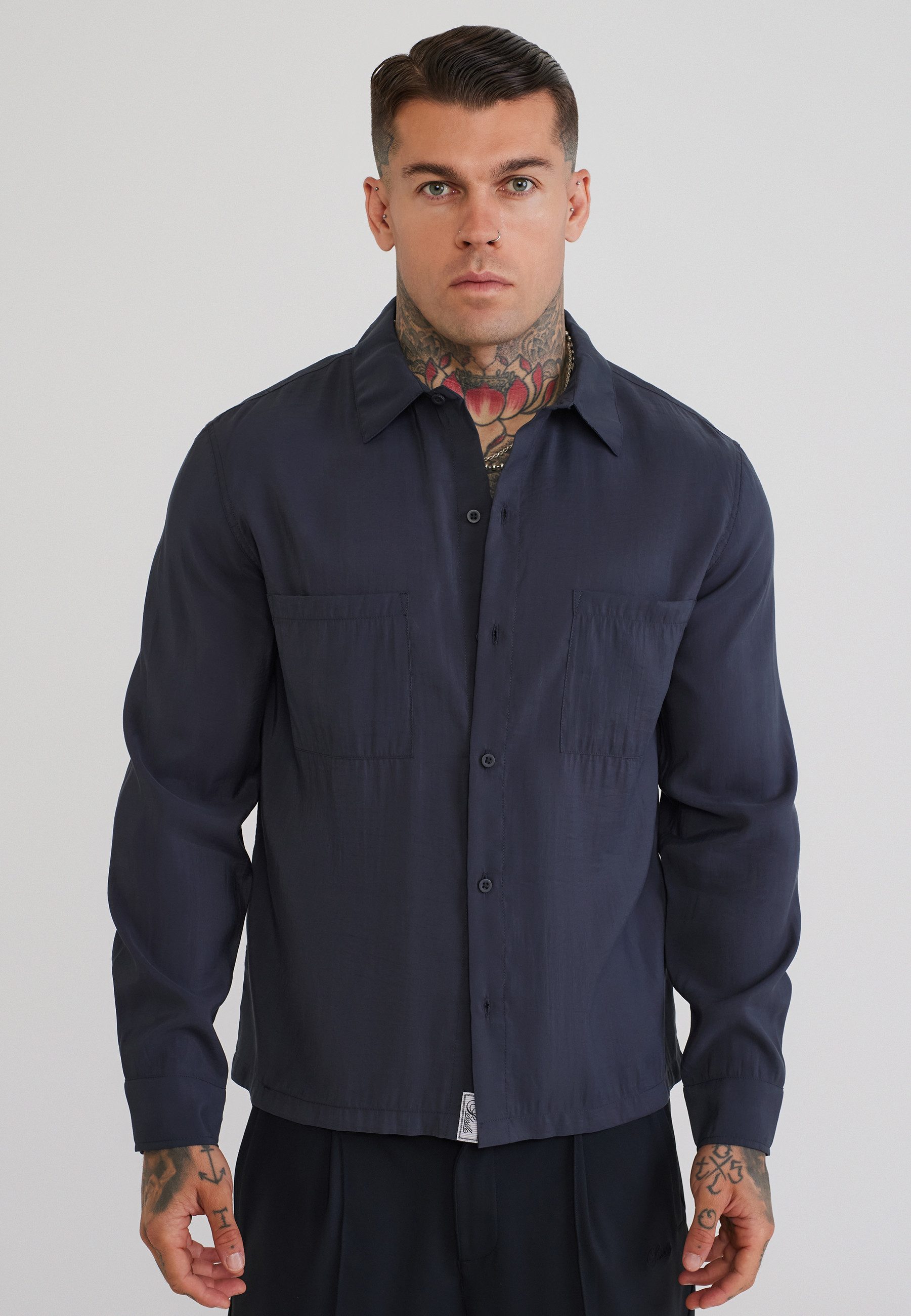 Siksilk Langarmhemd