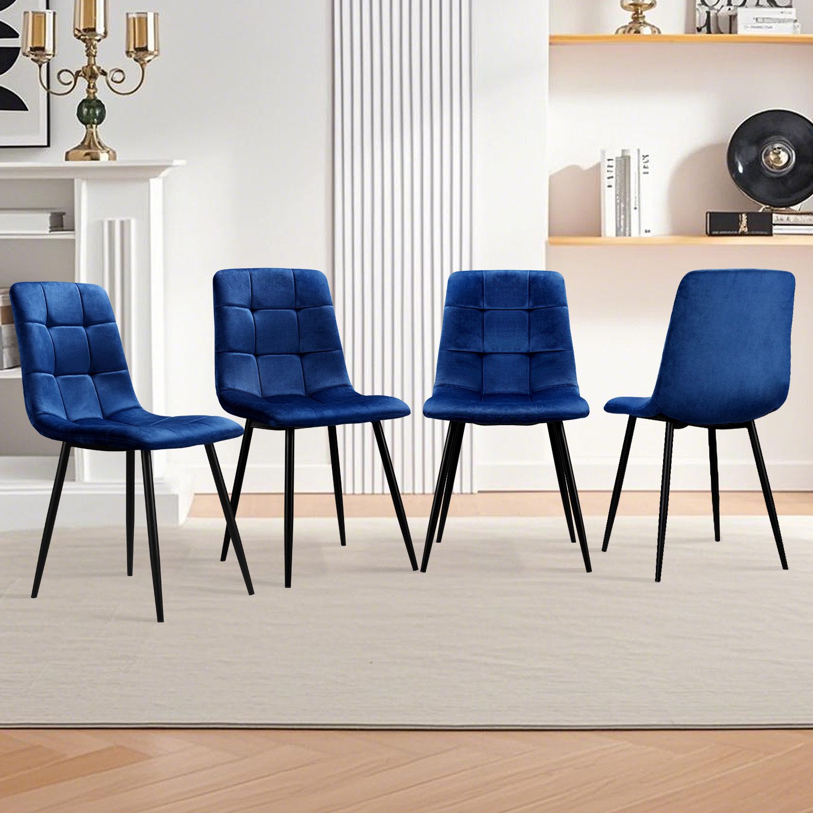 HOMELUX 4-Fußstuhl Esszimmerstühle Küchenstuhl 4er Set günstig online kaufen