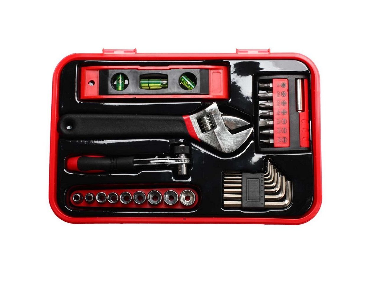 Thumbnail - SCHMIDT security tools Werkzeugset Set TS-27 Handwerkzeug Box 27-teilig Werkzeugkoffer Werkzeugsatz