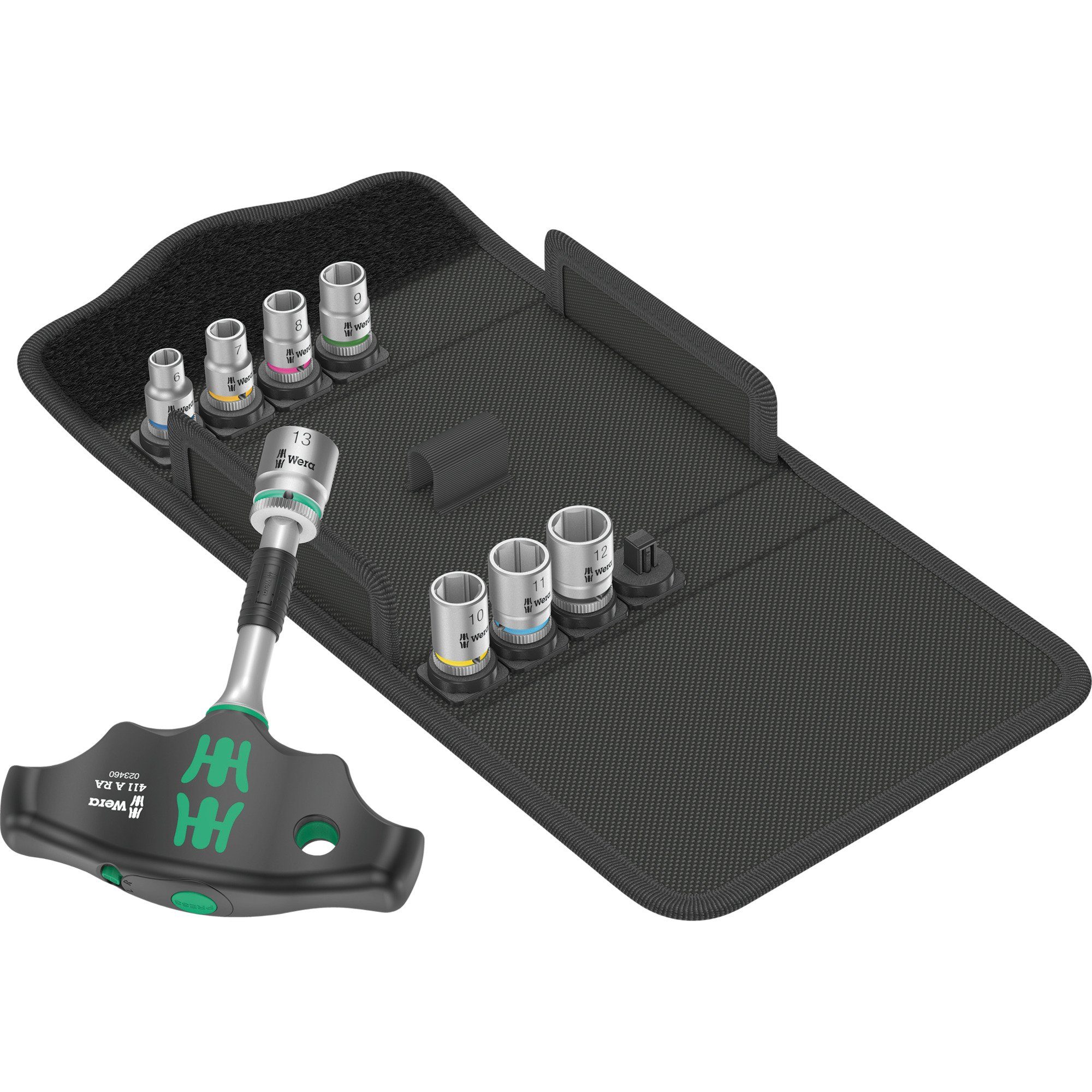Werkzeugset Wera Kraftform Kompakt 400 RA Set 2, mit