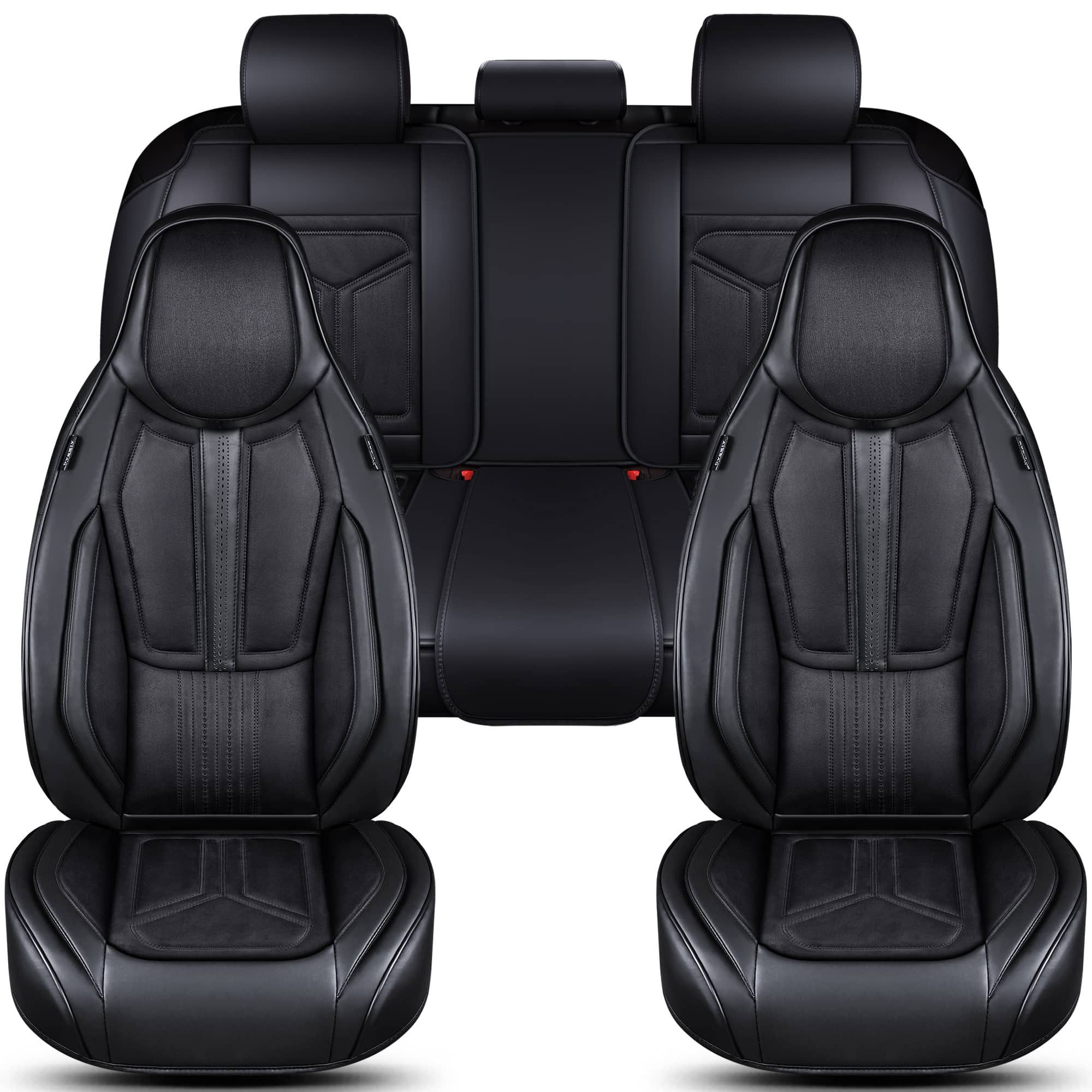 BREMER SITZBEZÜGE Autositzbezug für VW Arteon Bj ab 2017 (FS3), Set, 2-tlg., Komplettset Vorne und Hinten, in Schwarz