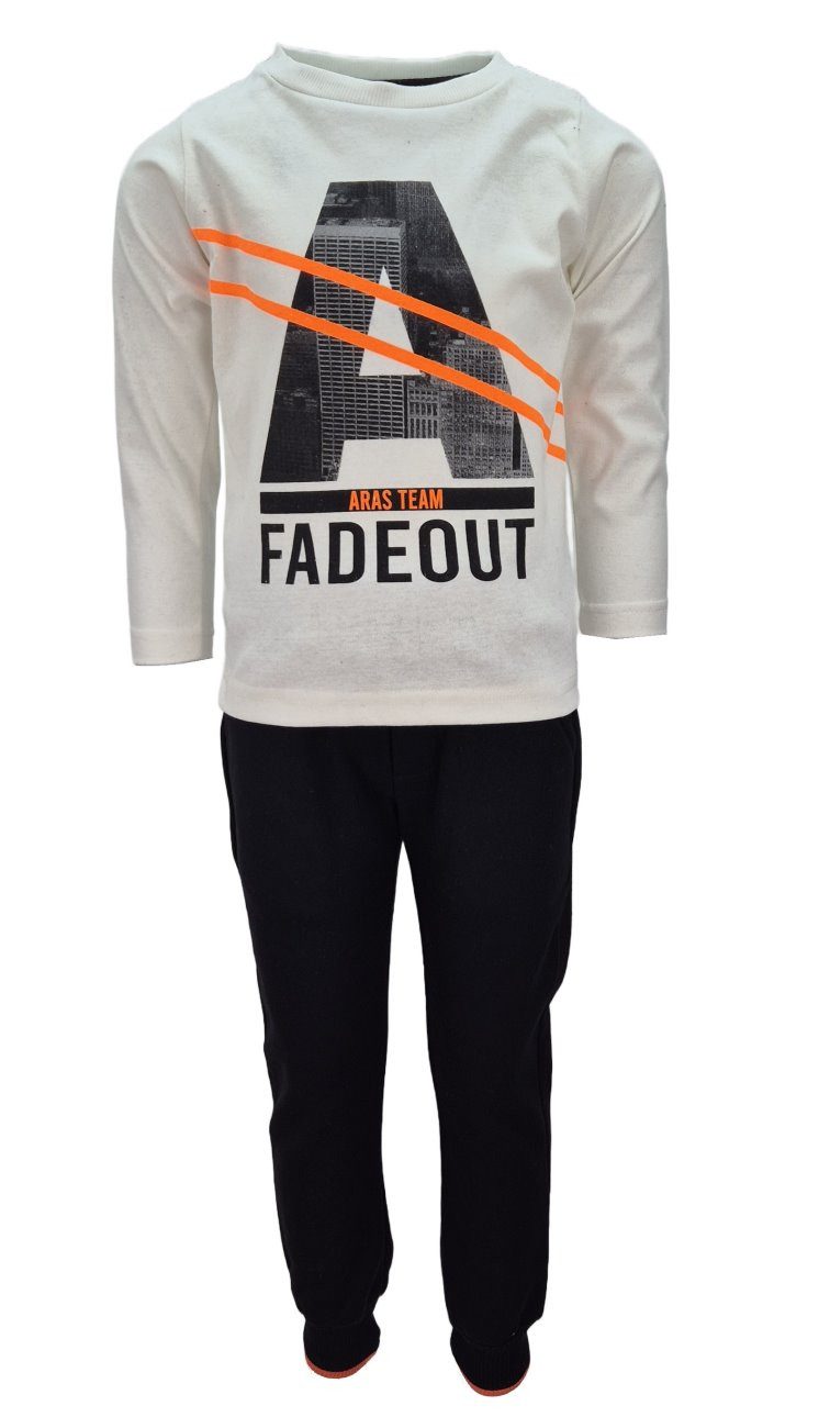Fashion Boy Sweatanzug 3-Teiliger Sweatanzug mit Jacke Jogginganzug Freizeitanzug JFT6314a