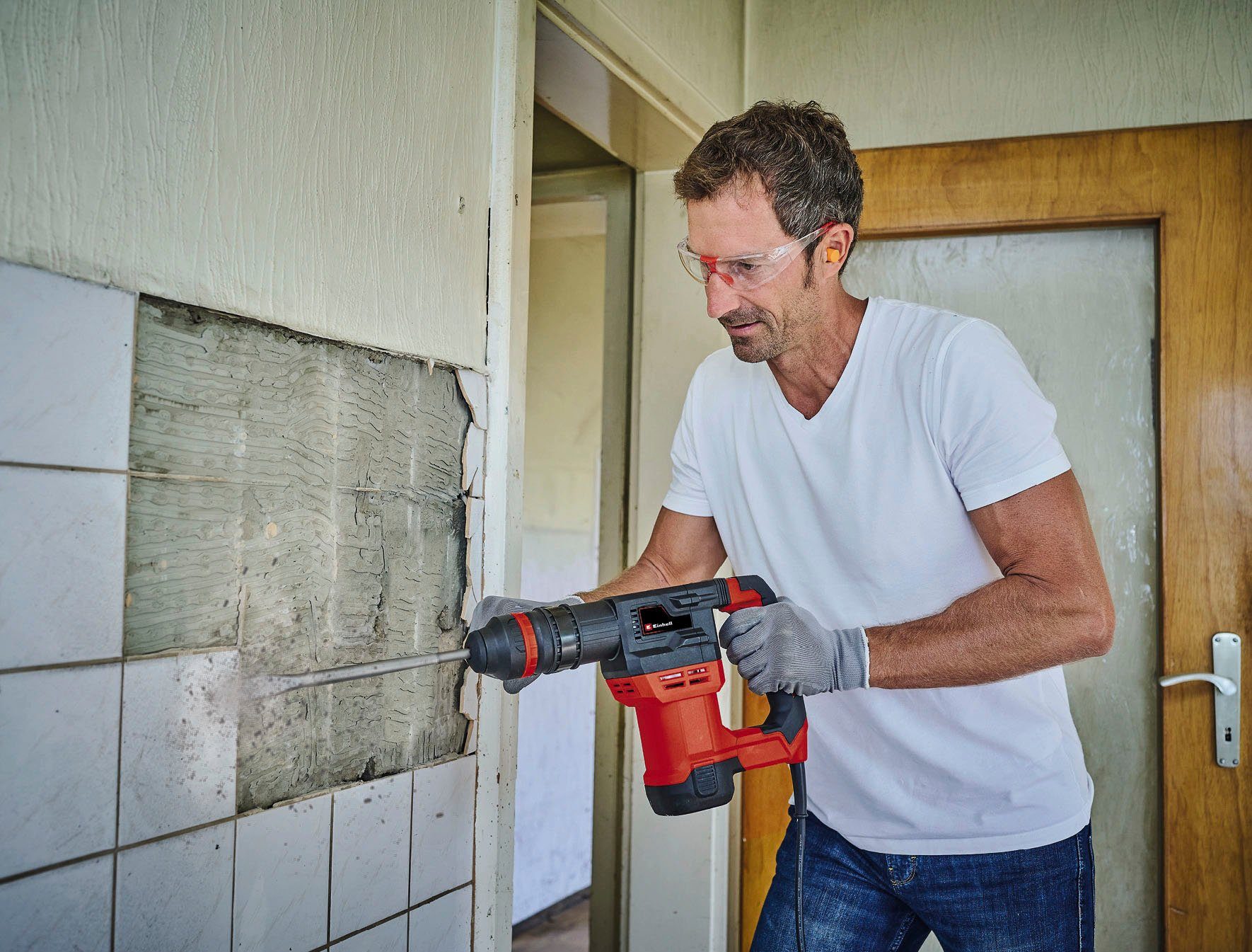 Einhell Abbruchhammer TE-DH 5, 750 in W, für SDS-Plus, inkl. Koffer und 2 M günstig online kaufen