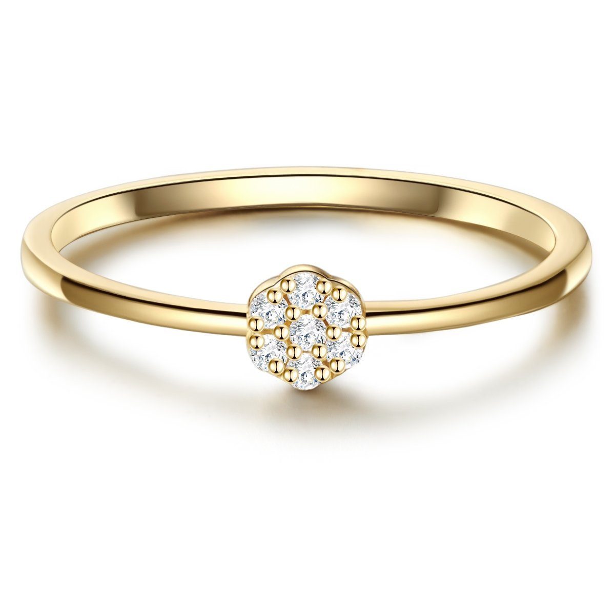 Lulu & Jane Fingerring Messing, mit günstig online kaufen