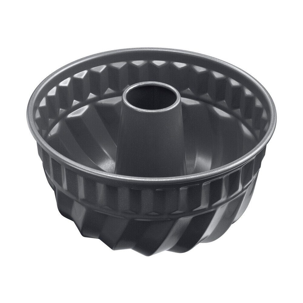 Kaiser Backform Bundform 22 cm La Forme Plus schwarz, Bundform, Ø22cm, Stahl, schwarz