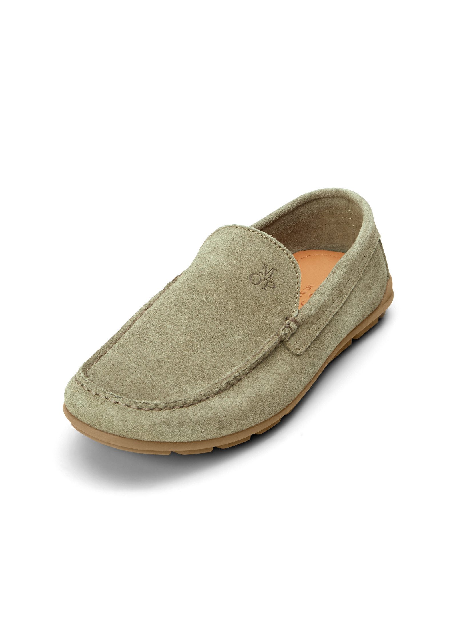 aus softem Veloursleder Mokassin