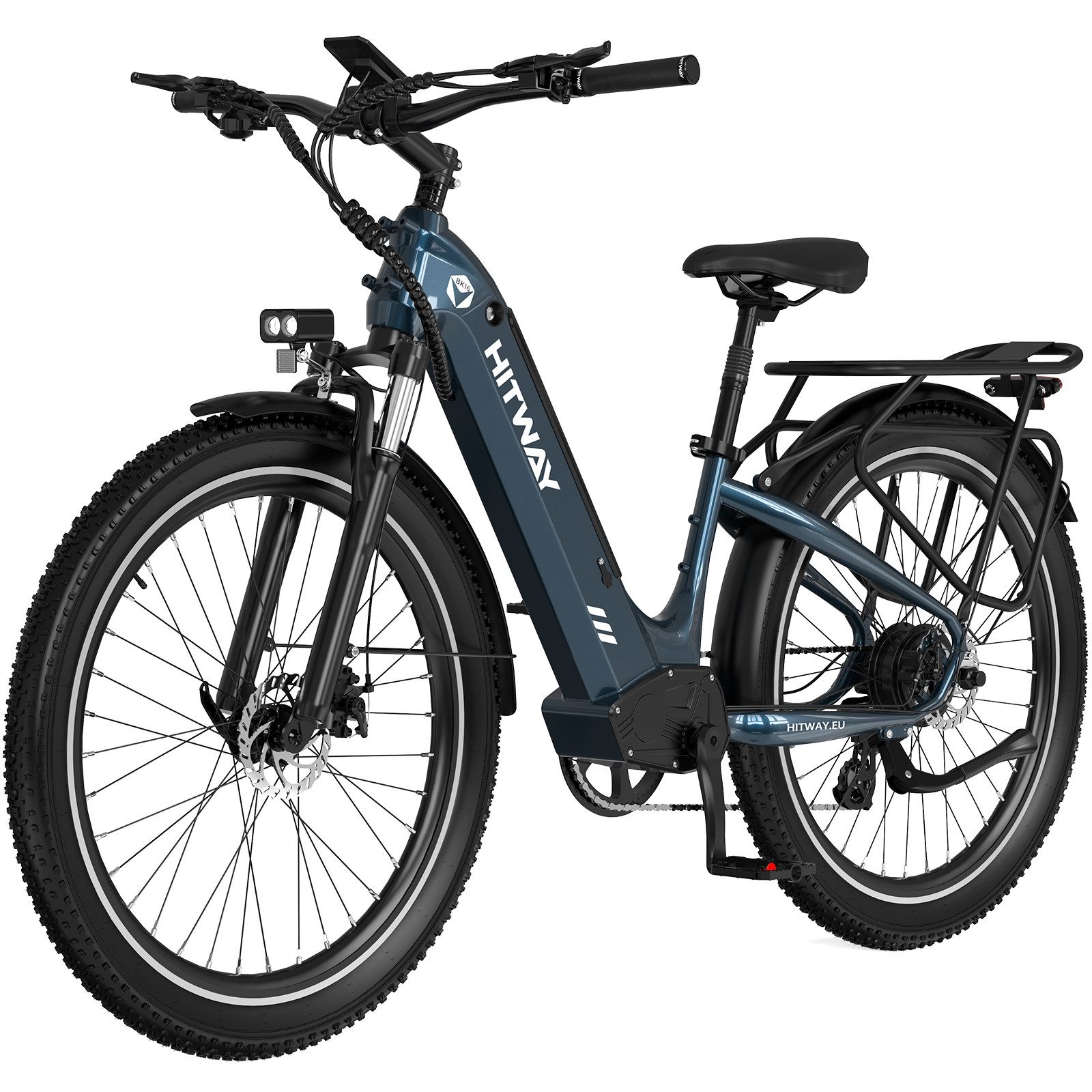 E-Bike Pedelec 26 *3,0 zoll Elektrofahrrad mit 48V18Ah Akku bis zu 120km