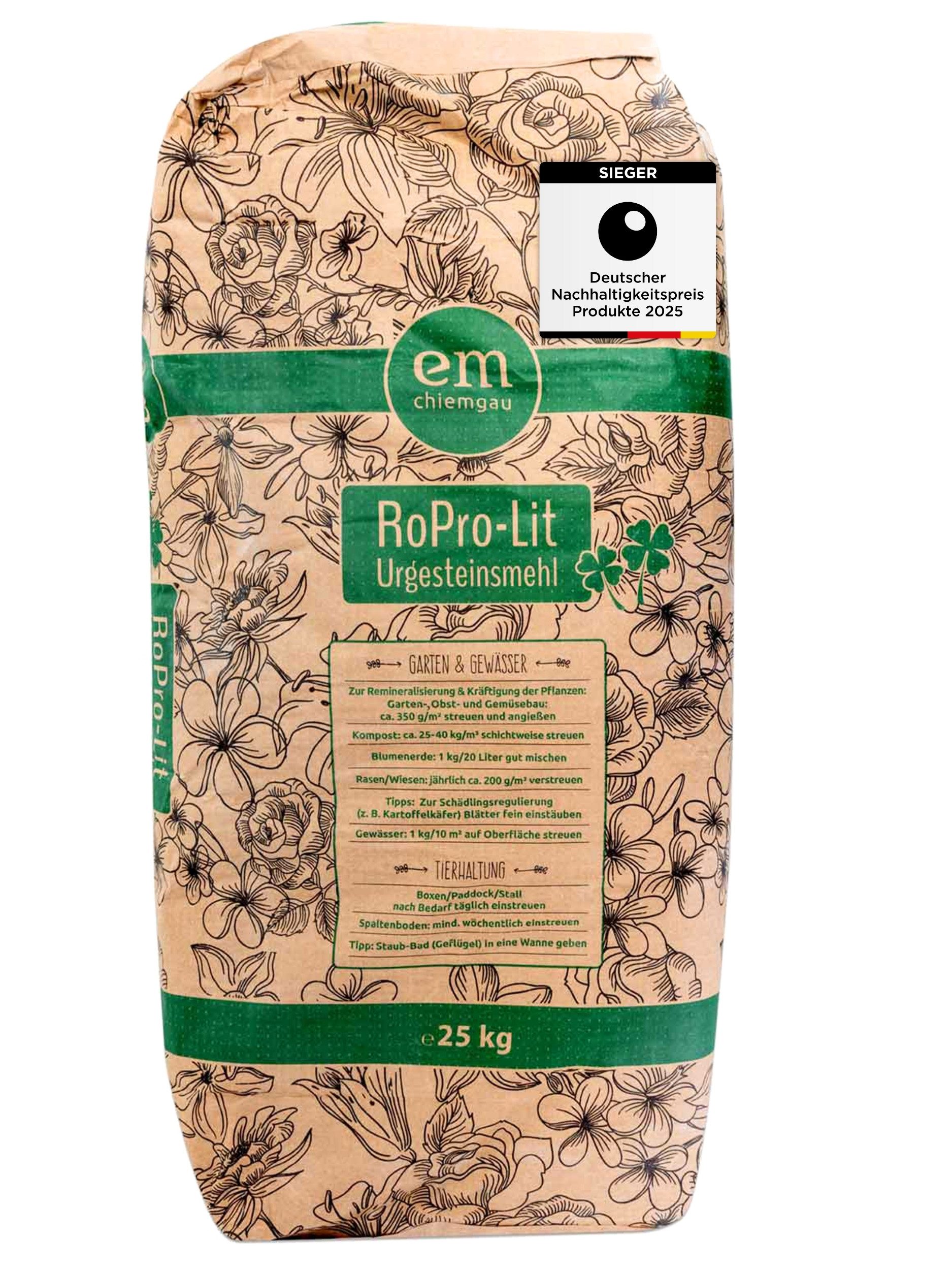 Fischer's EM-Chiemgau Bodenverbesserer RoPro-Lit Urgesteinsmehl - günstig online kaufen