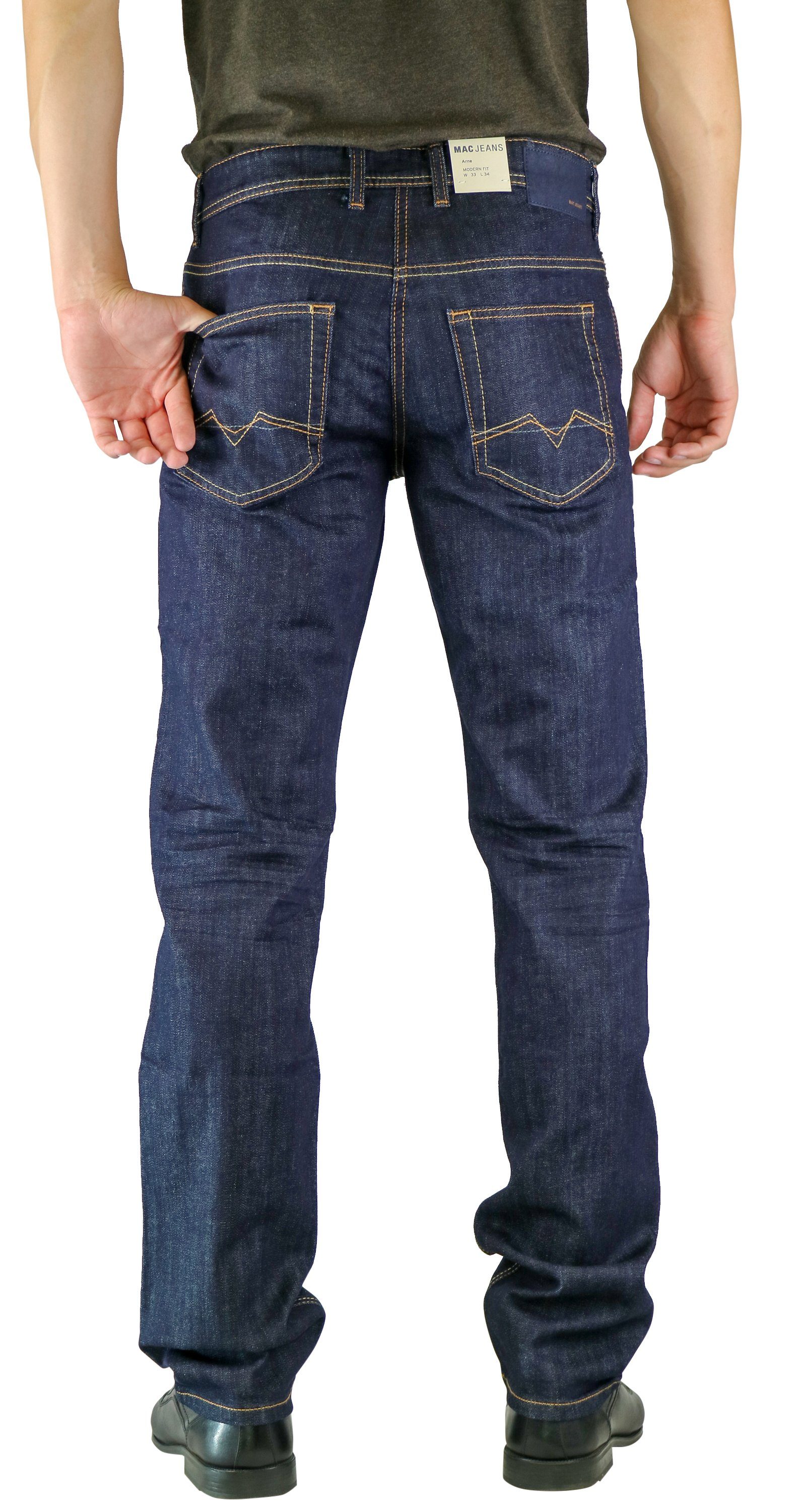 0502-00-1966 dark 3D 5-Pocket-Jeans MAC indigo MAC ARNE H703