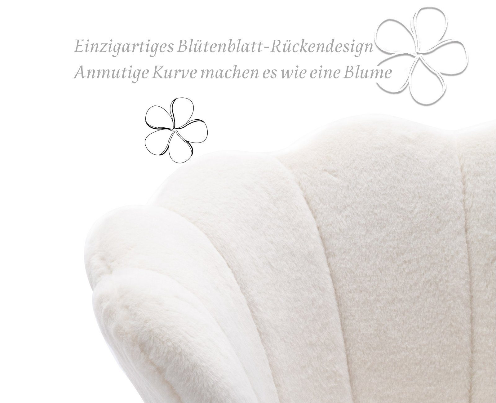 WAHSON OFFICE CHAIRS Loungesessel Sessel Weicher Samt Armlehnstuhl