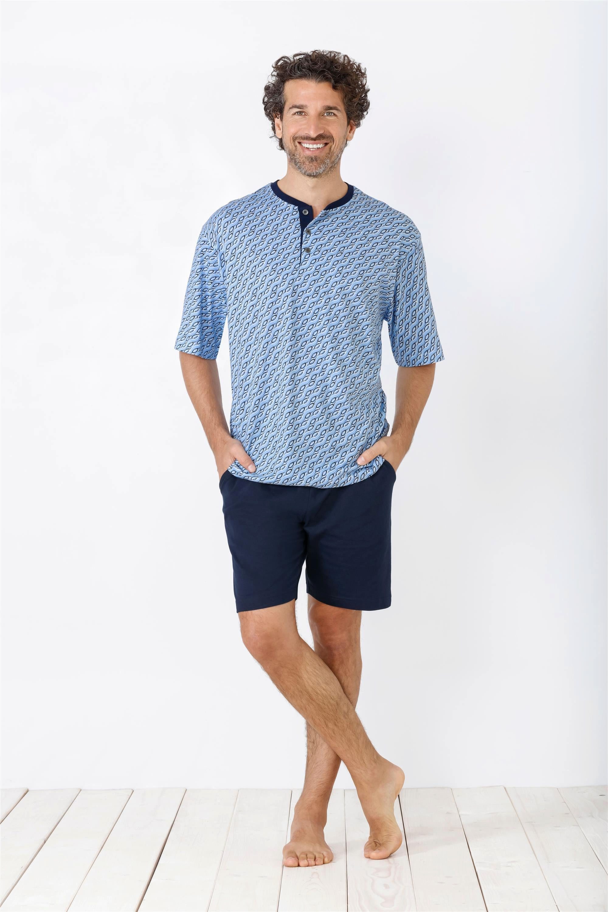 Hajo Shorty Herren Pyjama kurz Shorty günstig online kaufen